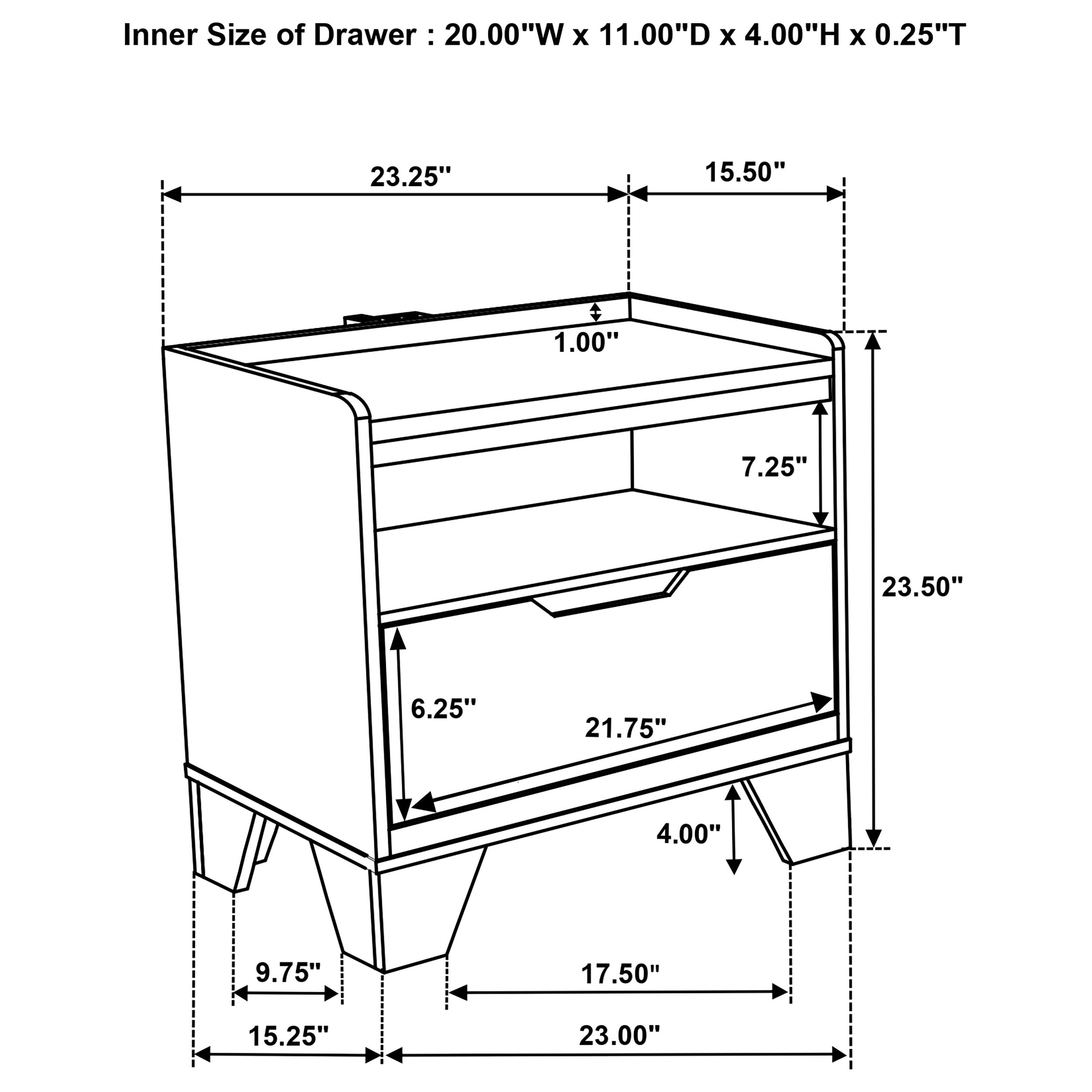Henderson LED Nightstand