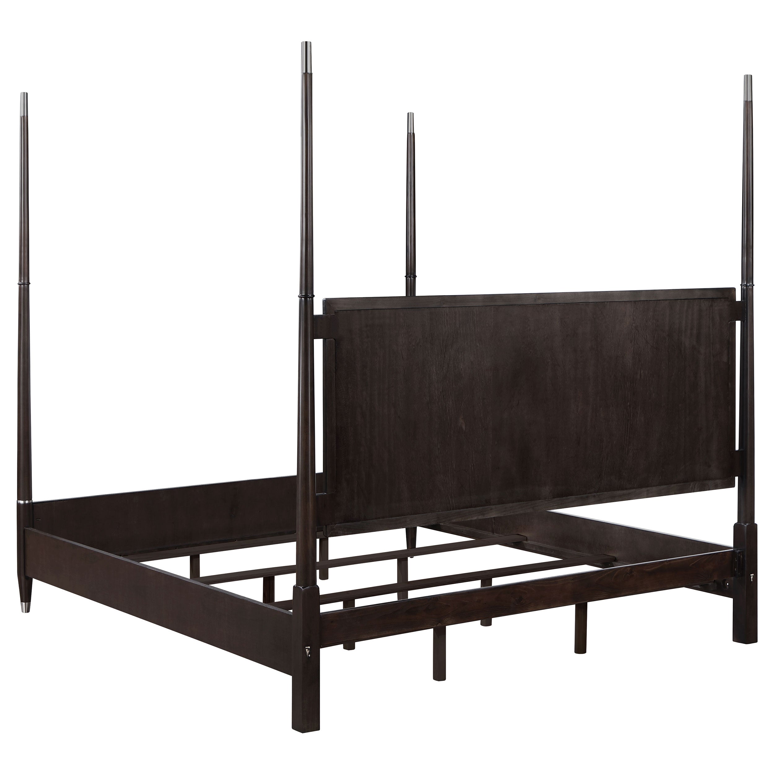 Emberlyn Wood Four-Poster Bed