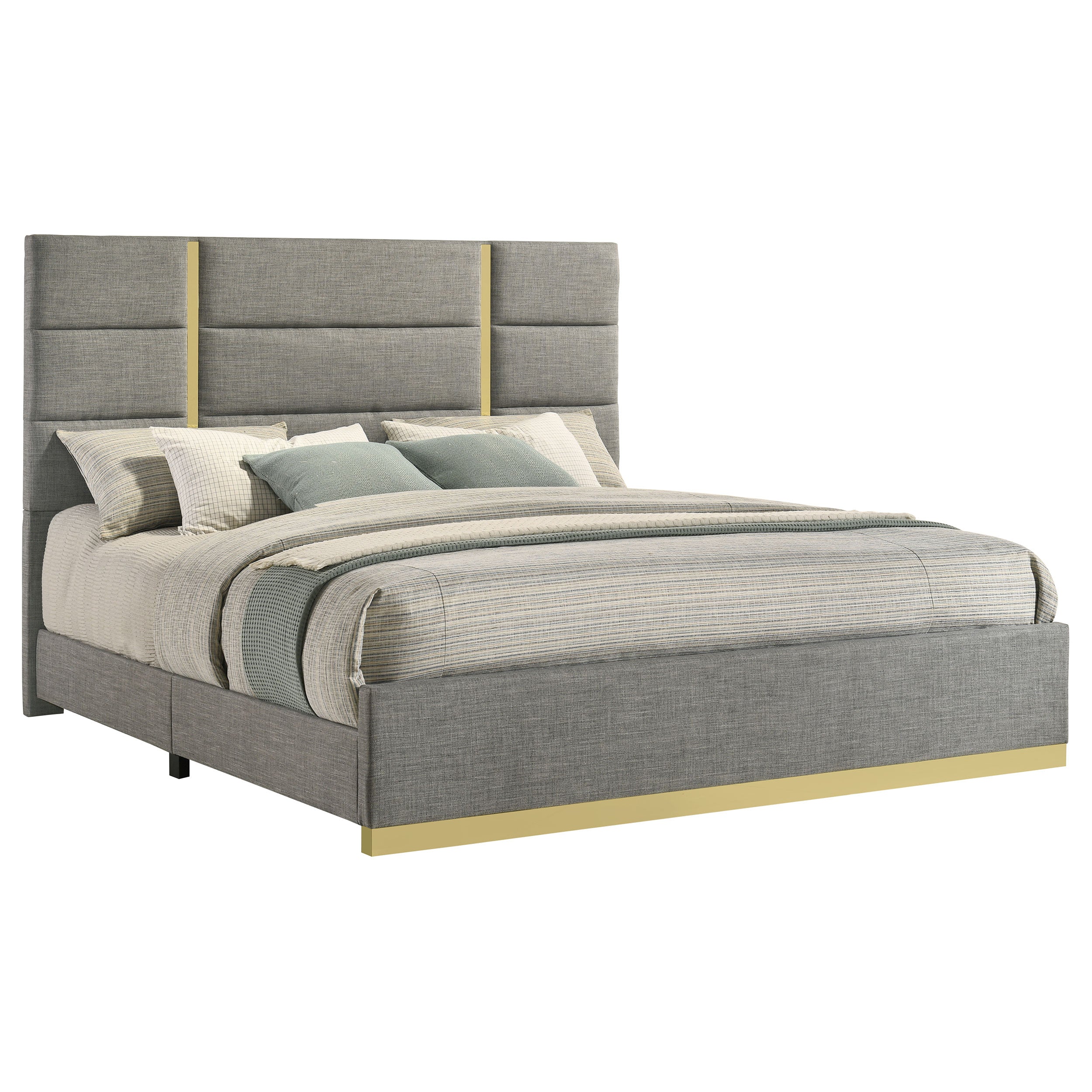 Ines Upholstered Panel Bed