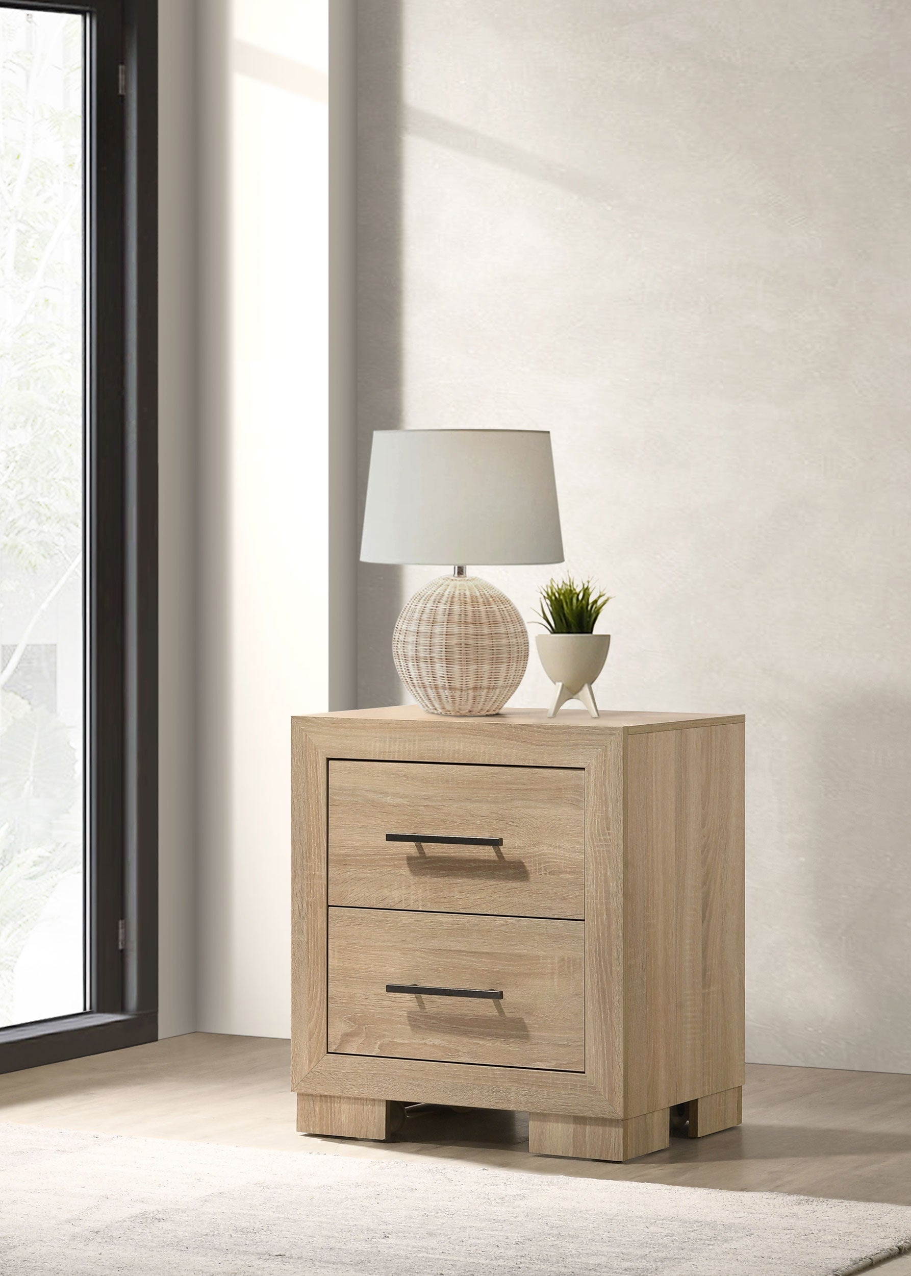 Arielle Nightstand with Casters