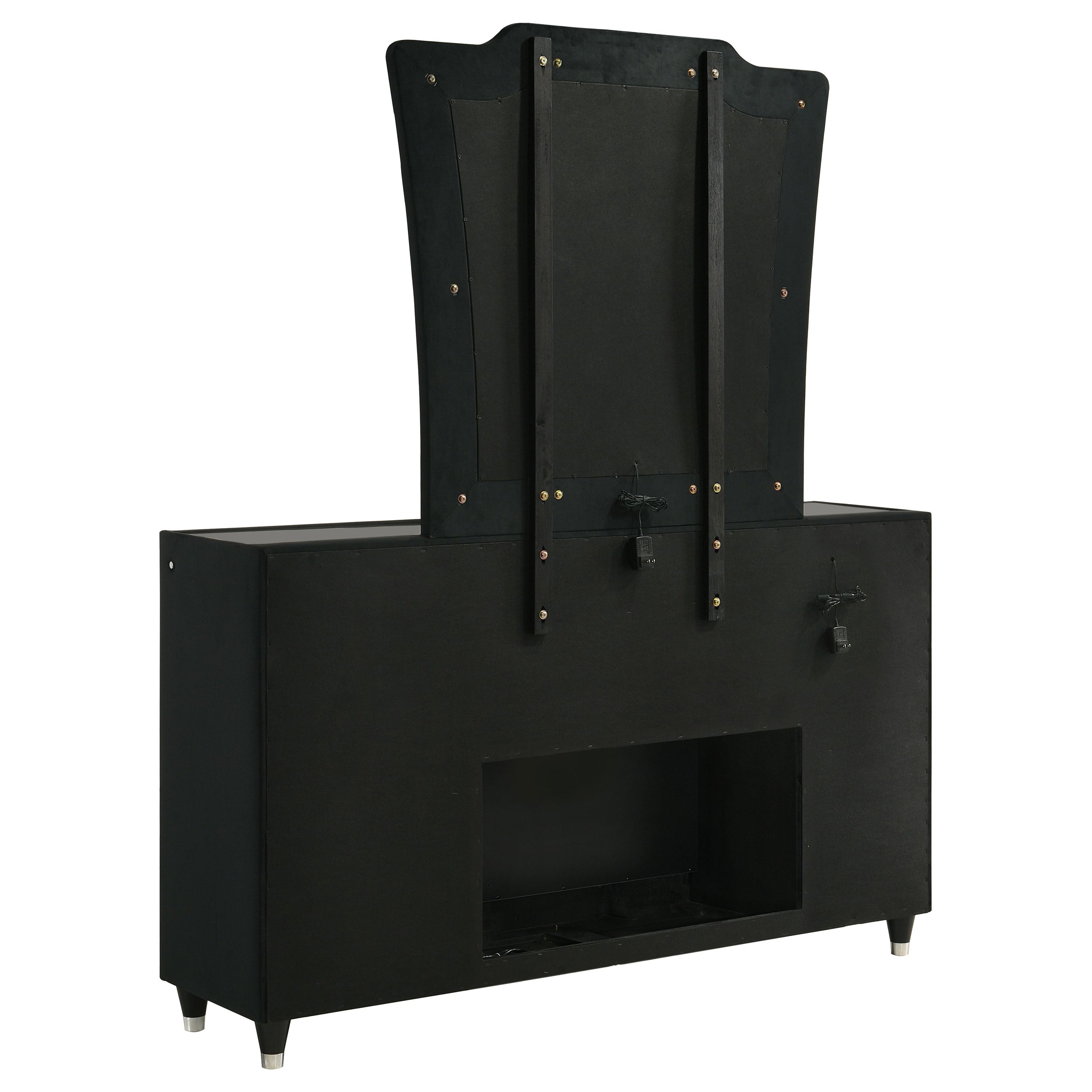 Lorient Flame Box Dresser with Mirror