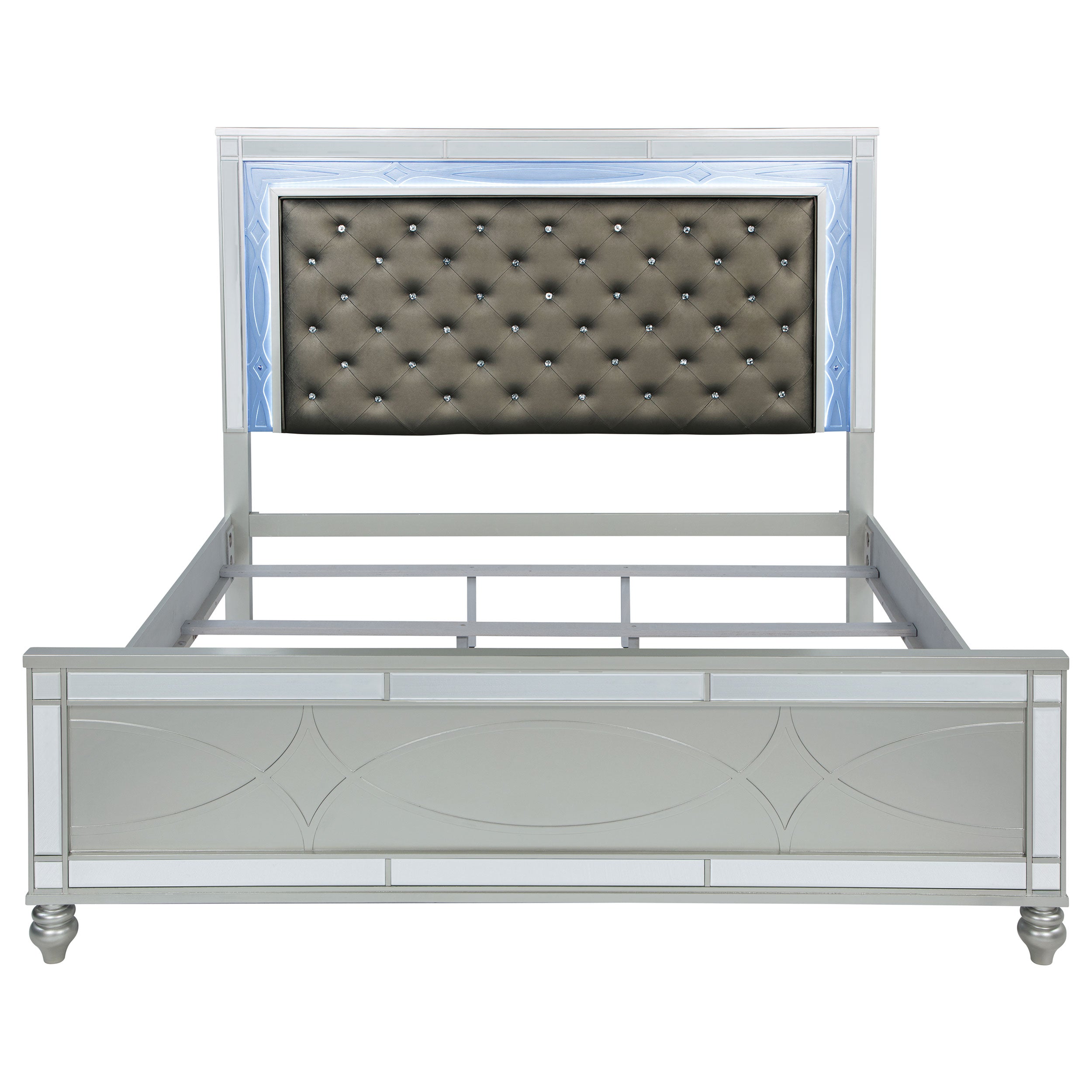 Gunnison Wood LED Panel Bed