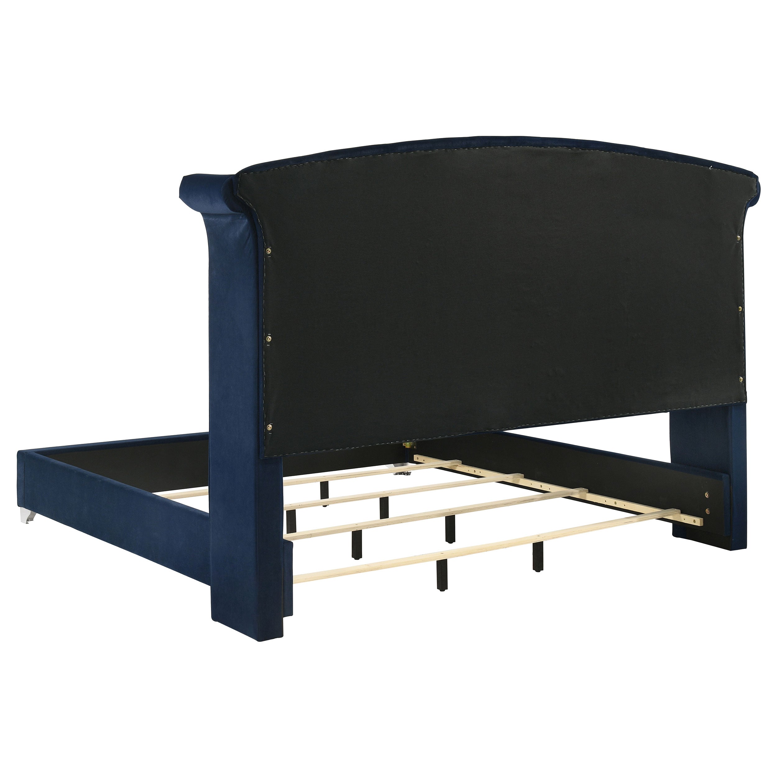 Melody Upholstered Wingback Bed