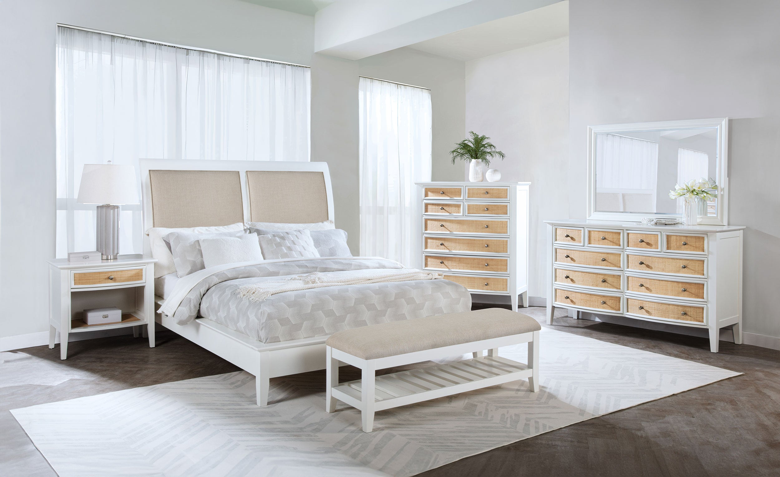 Bexhill Wood Panel Bed