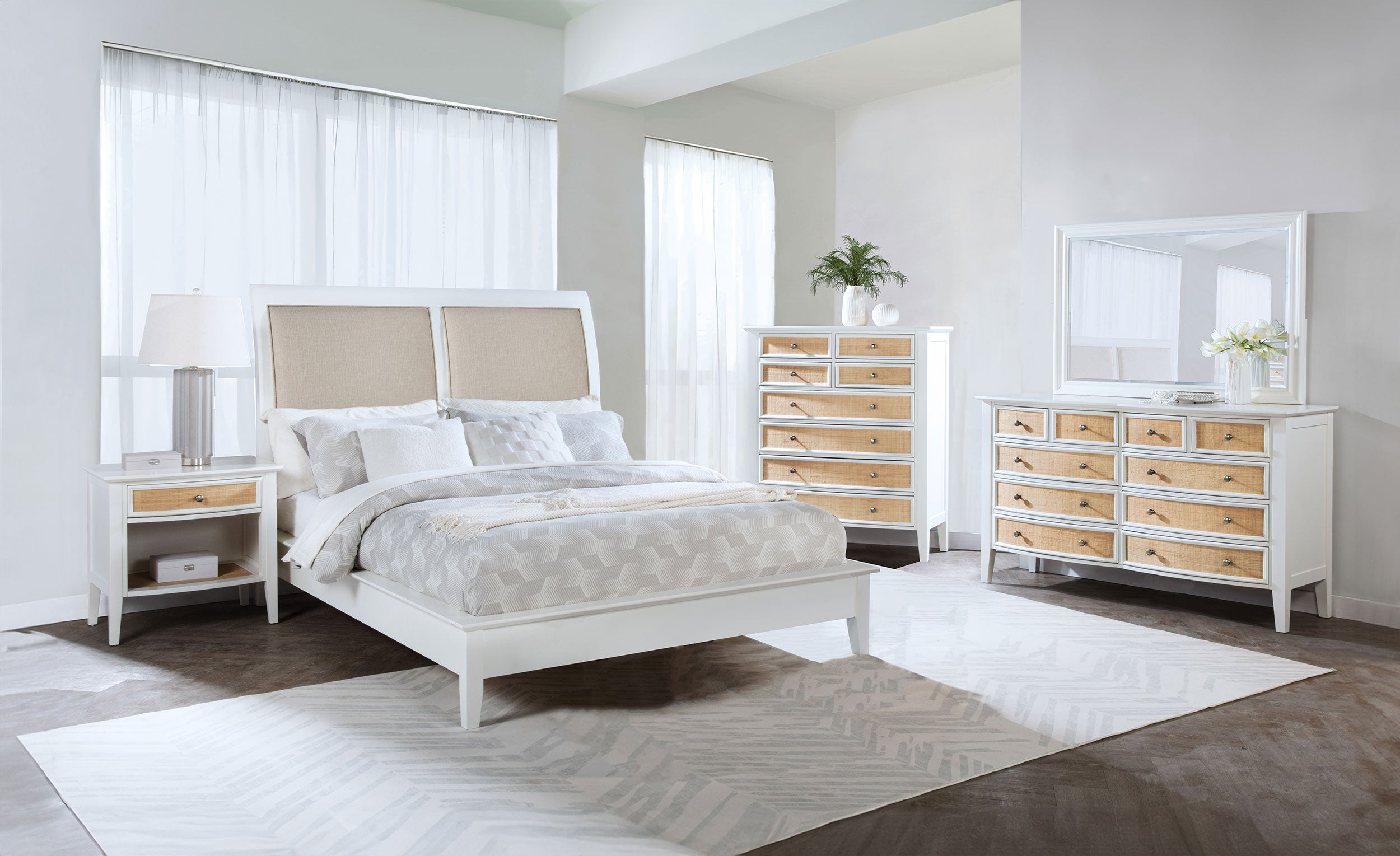 Bexhill Wood Panel Bed