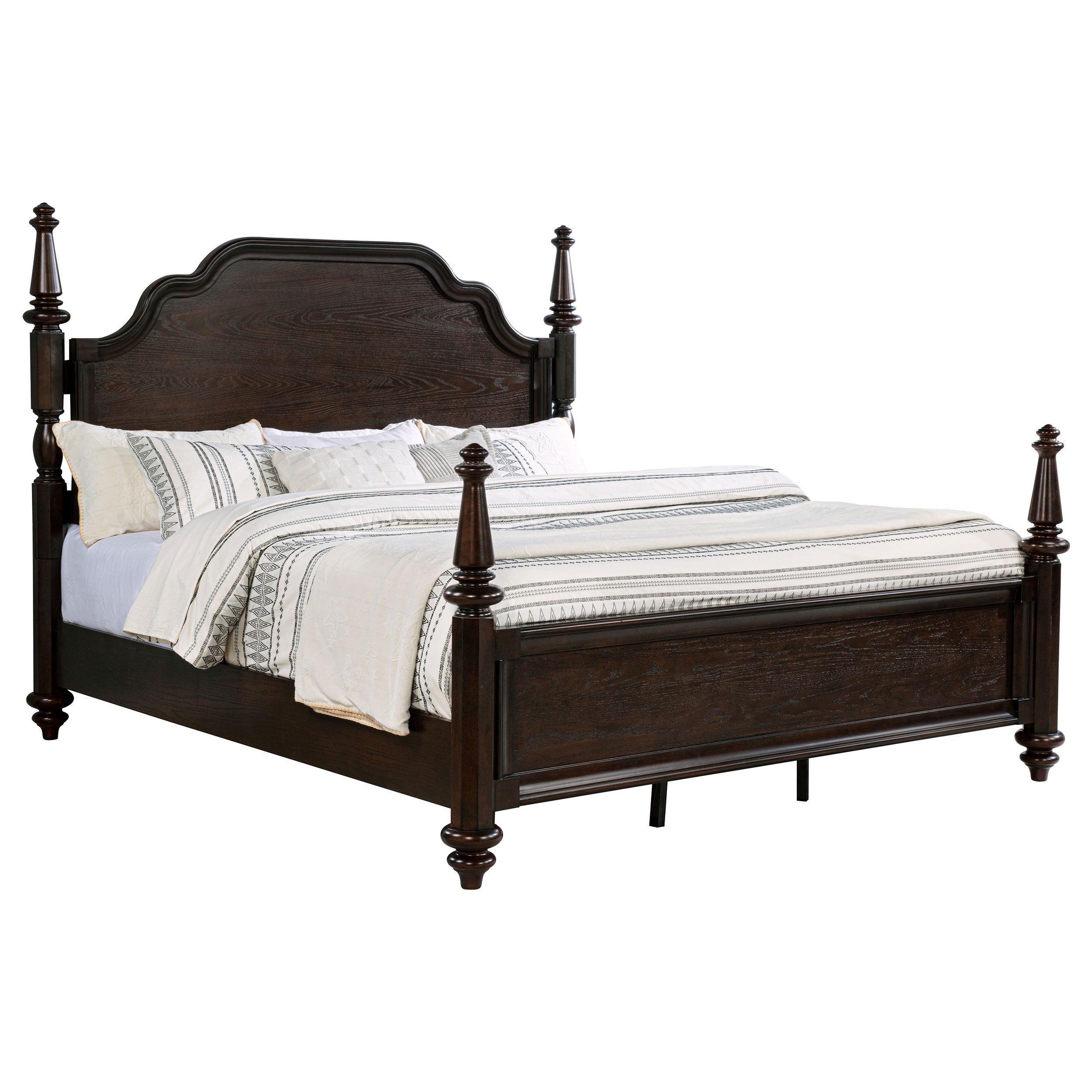 Andover Wood Four-Poster Bed