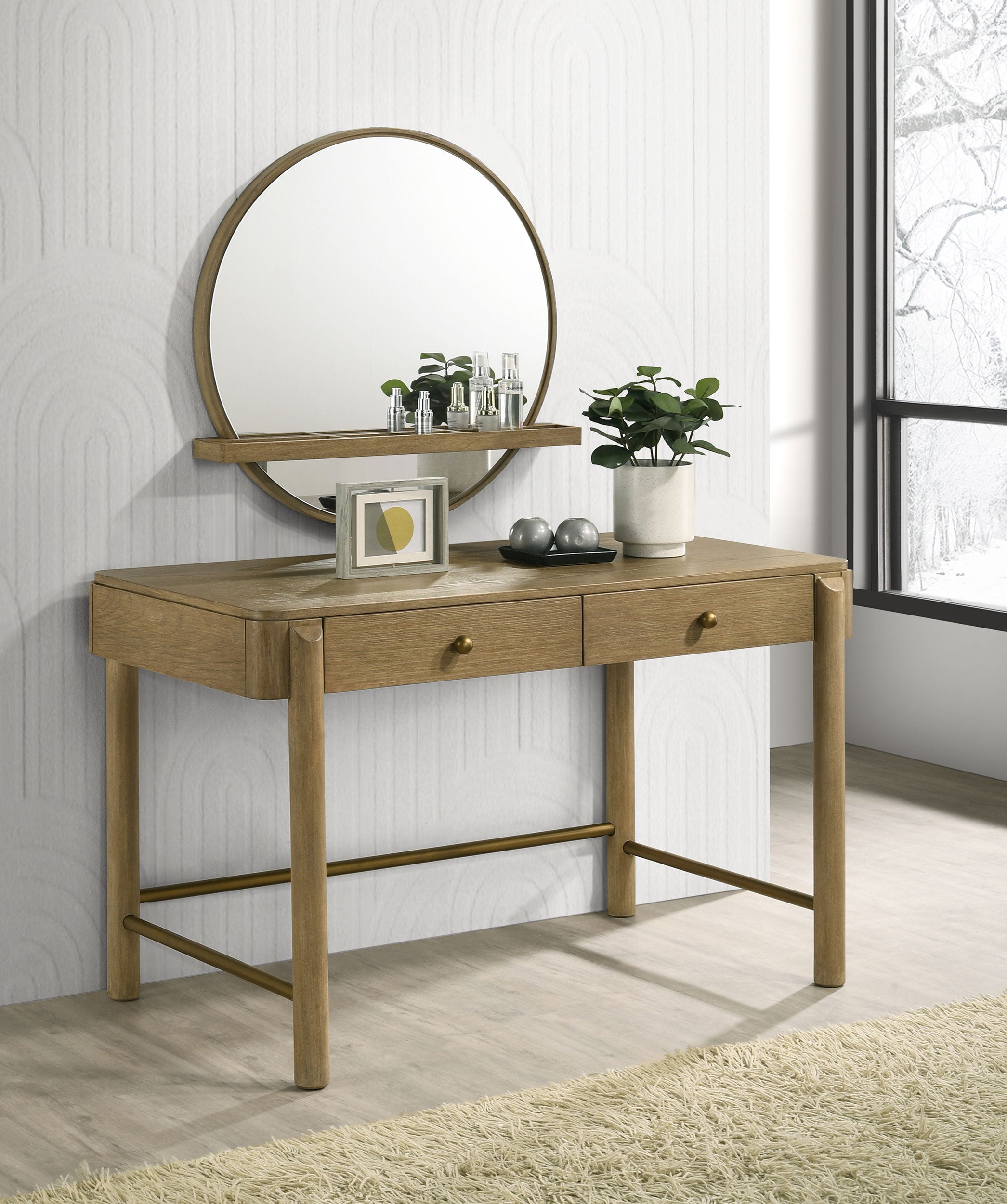 Arini Vanity Table and Mirror