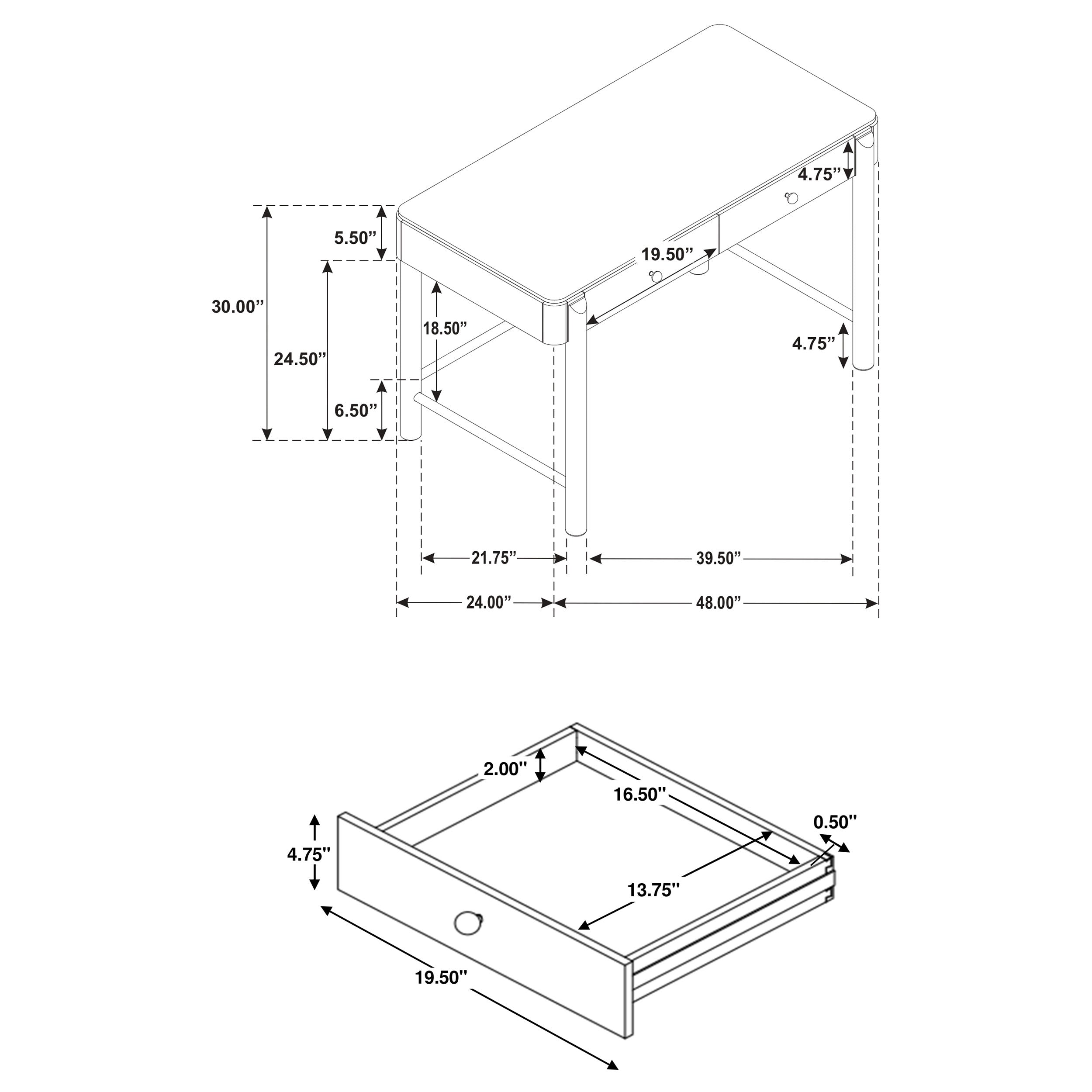 Arini Vanity Table and Mirror