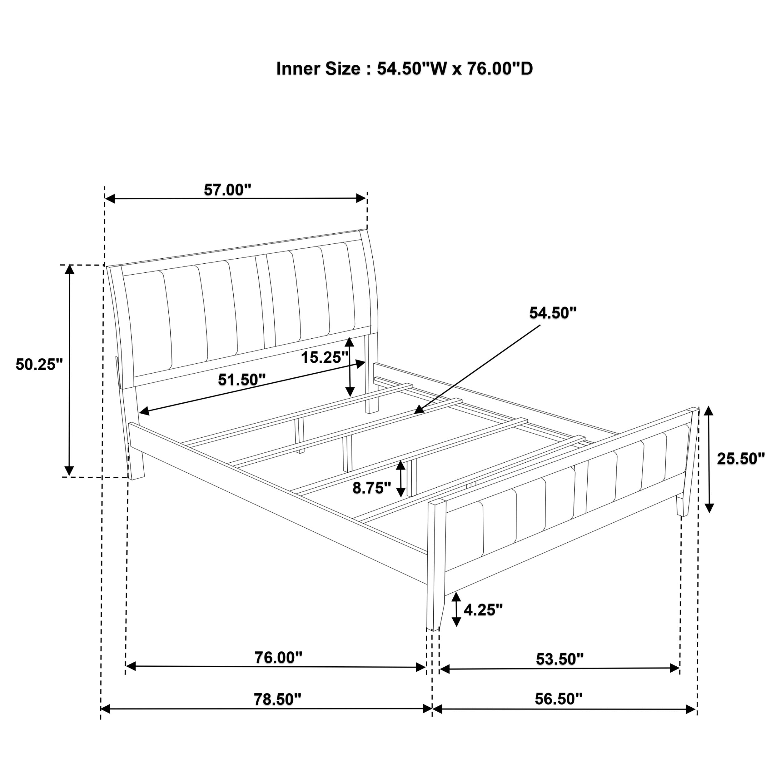Wilkes Wood Panel Bed