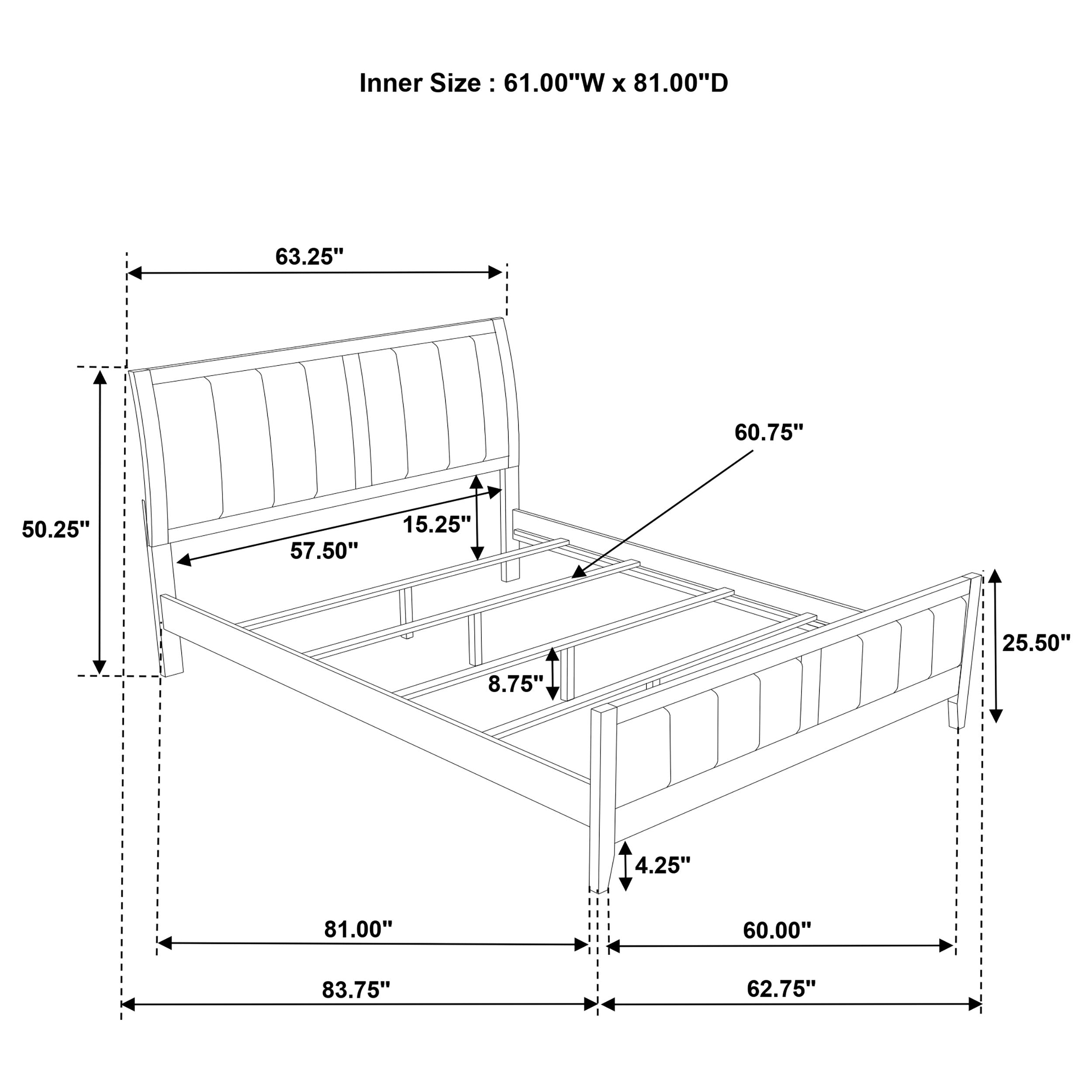 Wilkes Wood Panel Bed