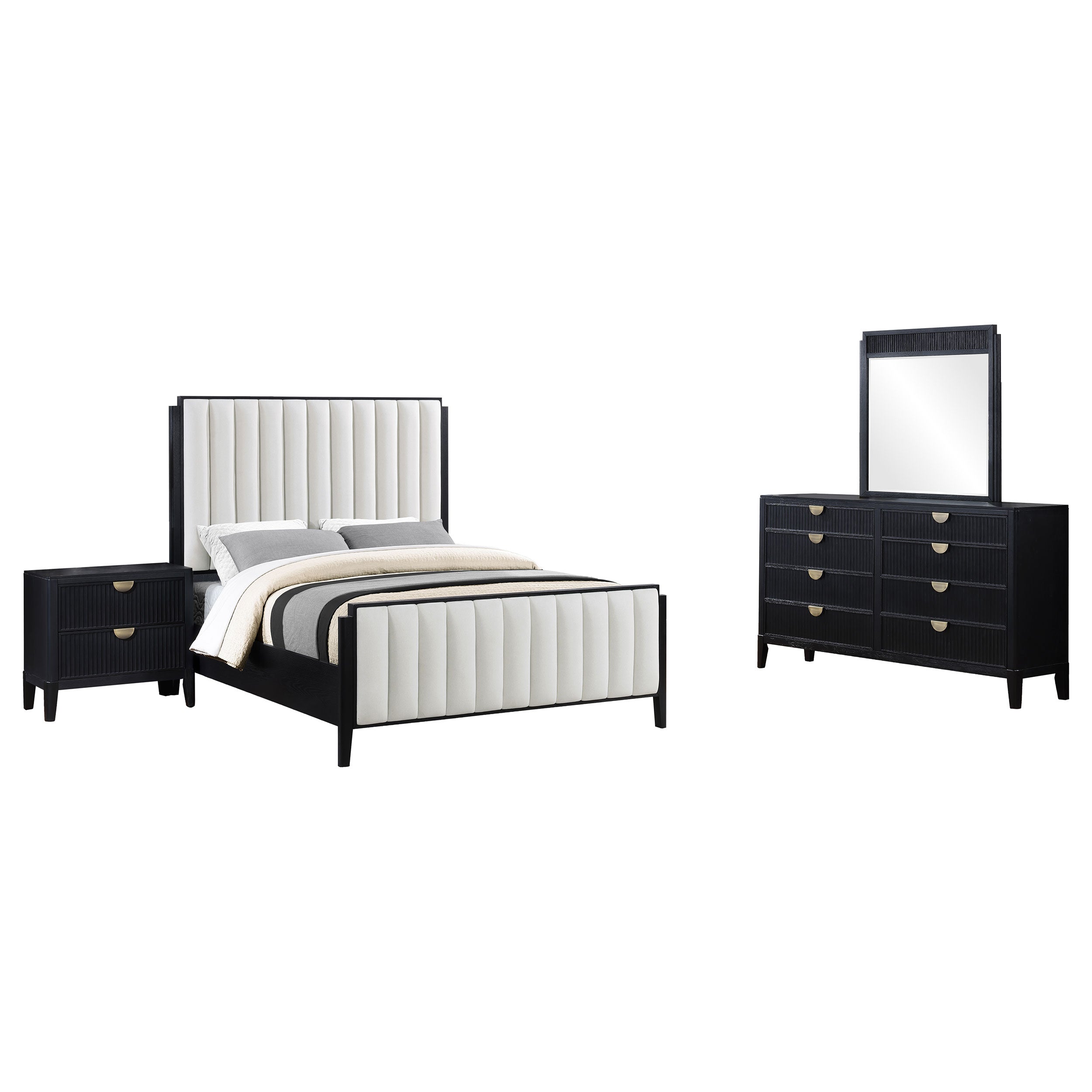 Brookmead Bedroom Set (Upholstered Bed)