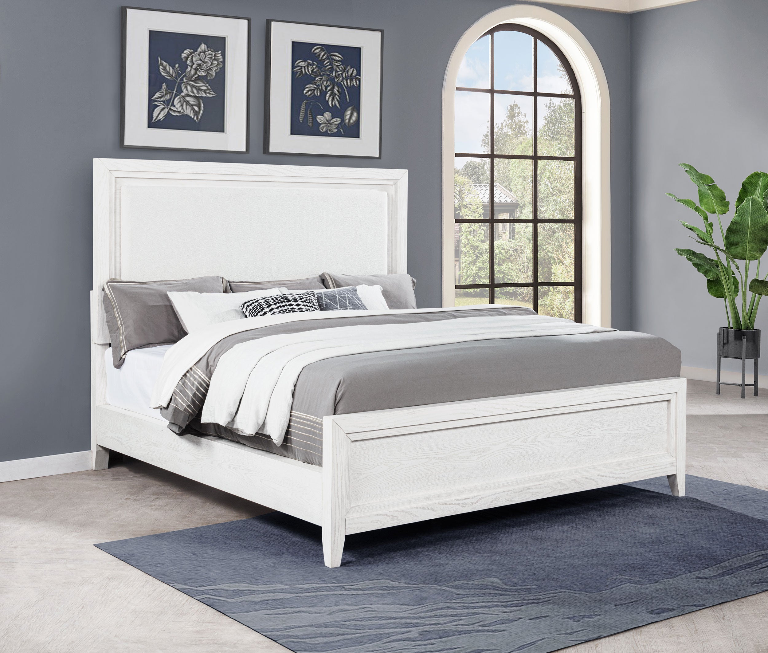Marielle Wood Panel Bed