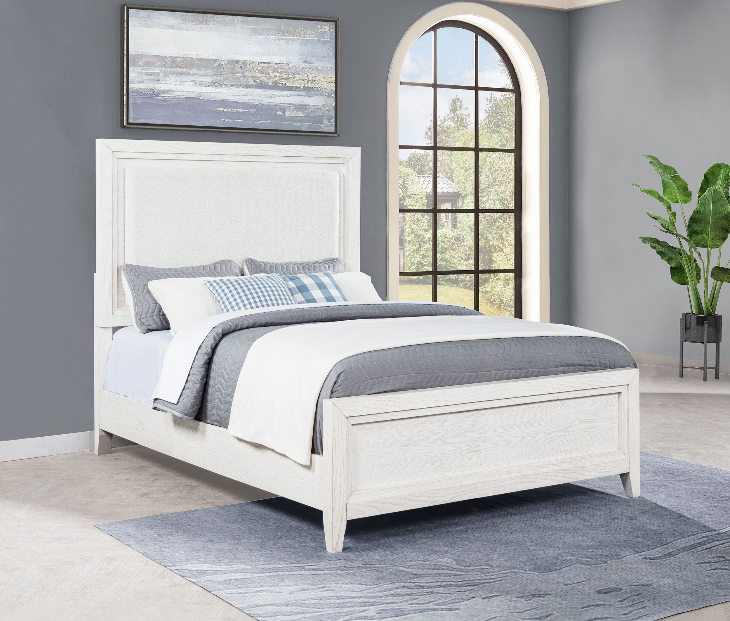 Marielle Wood Panel Bed
