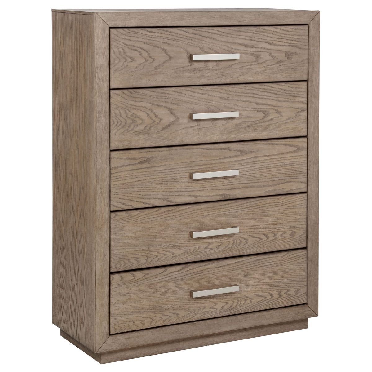 Kenora 5-piece Queen LED Storage Bedroom Set Barley Brown