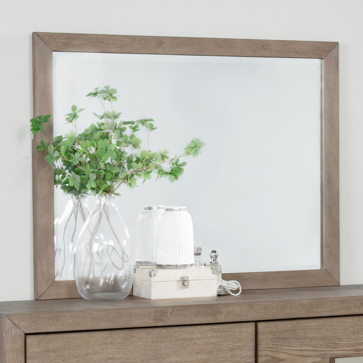 Kenora Dresser Mirror Barley Brown