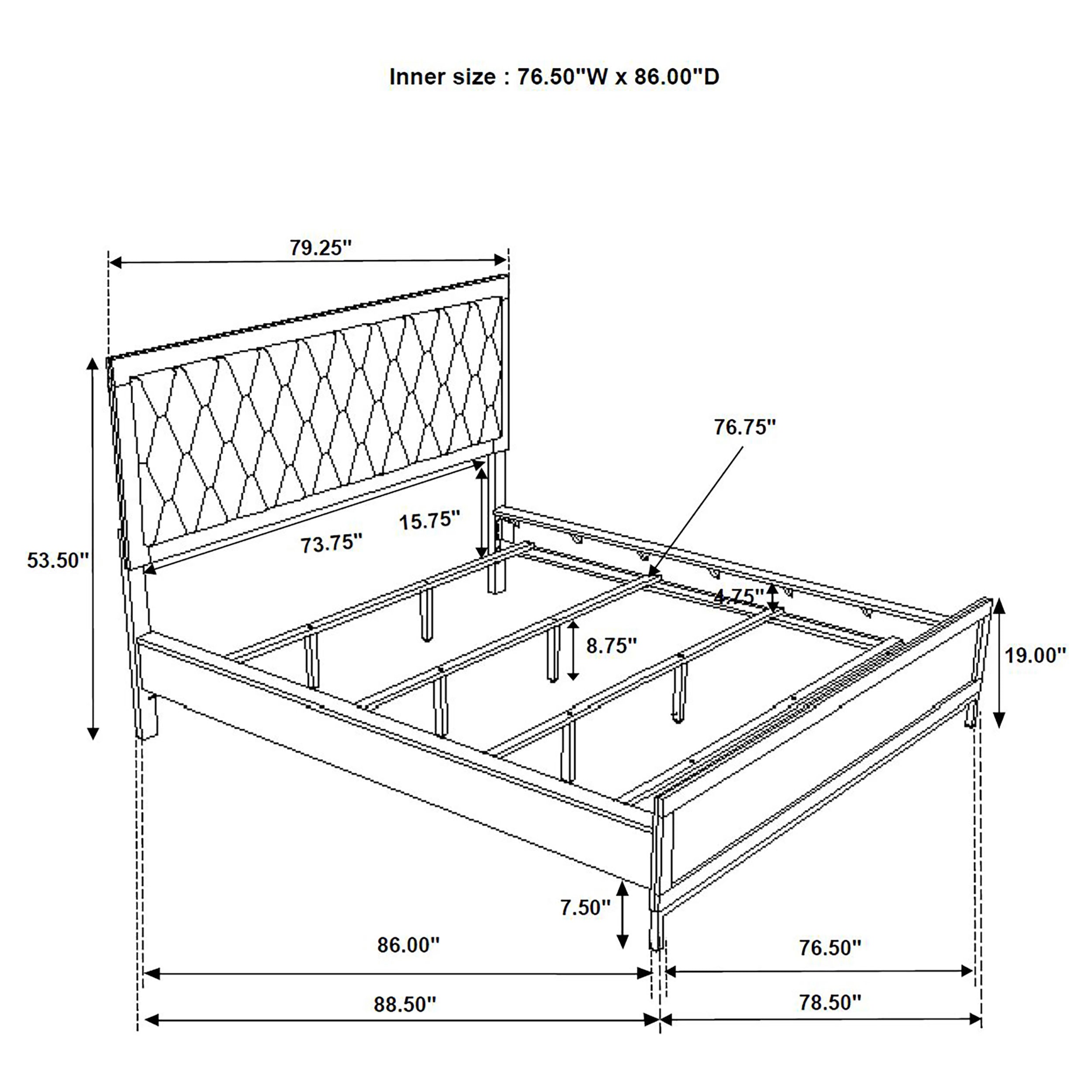 Sonora Wood Panel Bed