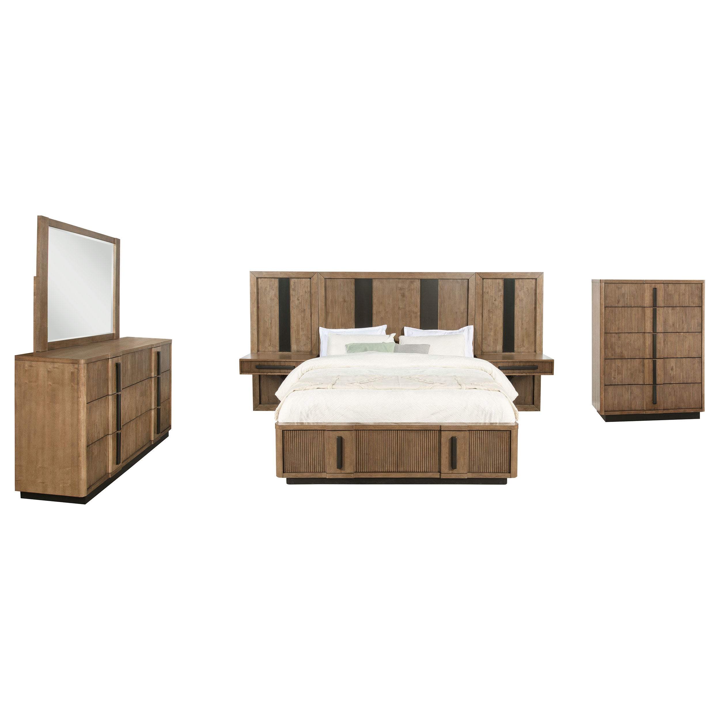 Terrace Wall Panel Bedroom Set