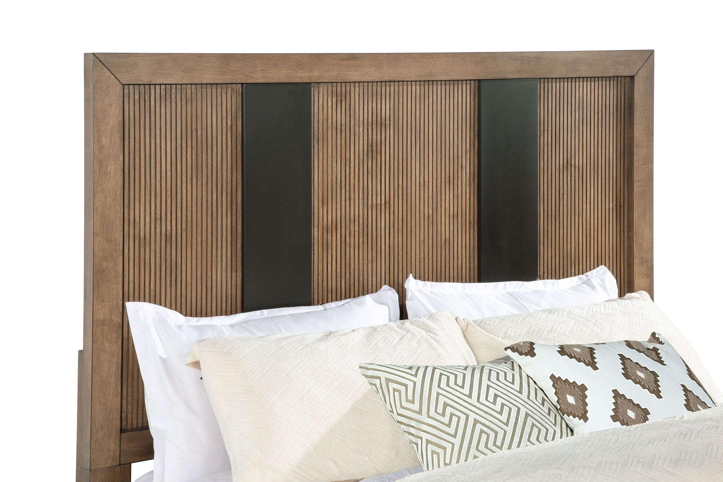 Terrace Wood Panel Storage Bed