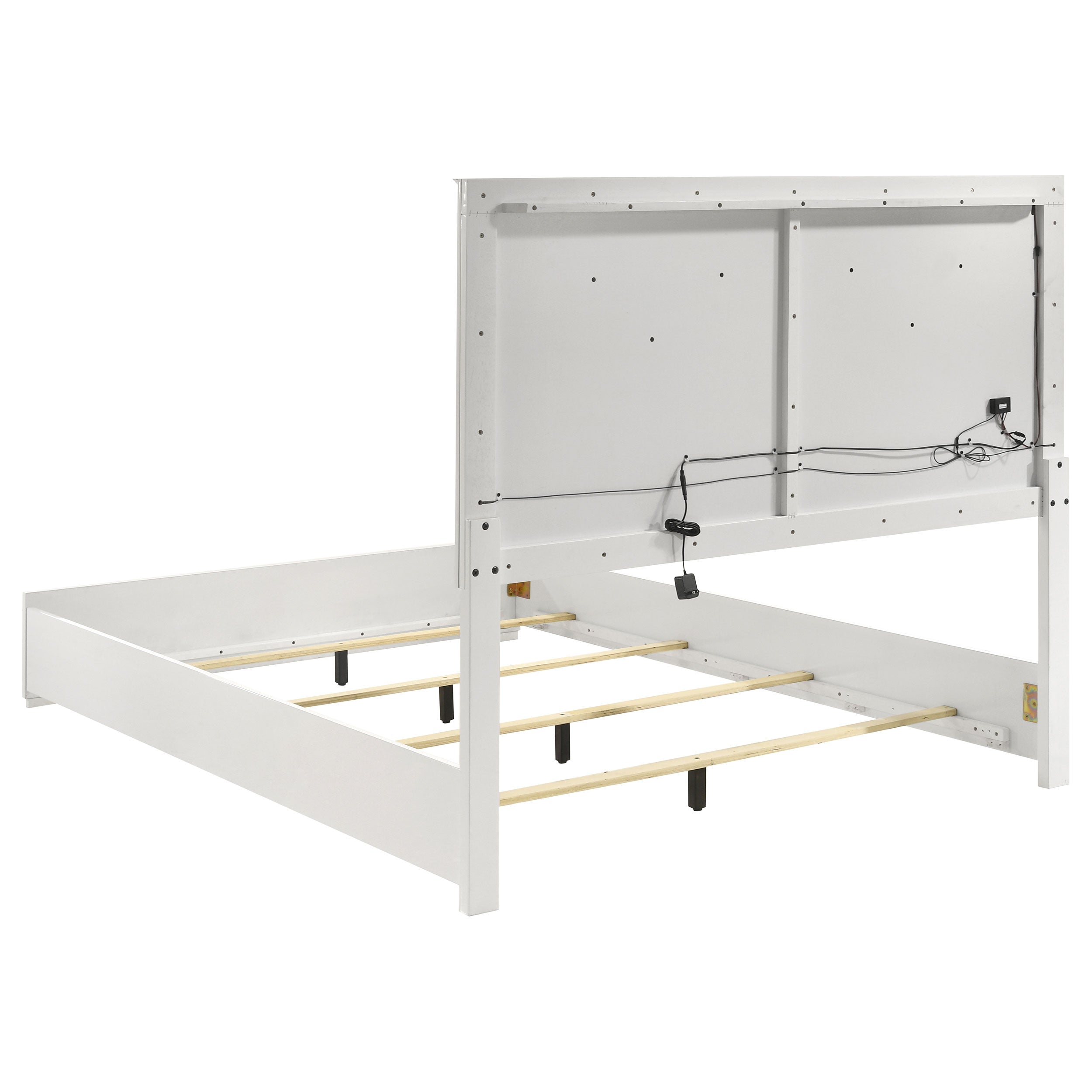 Ives Wood LED Panel Bed