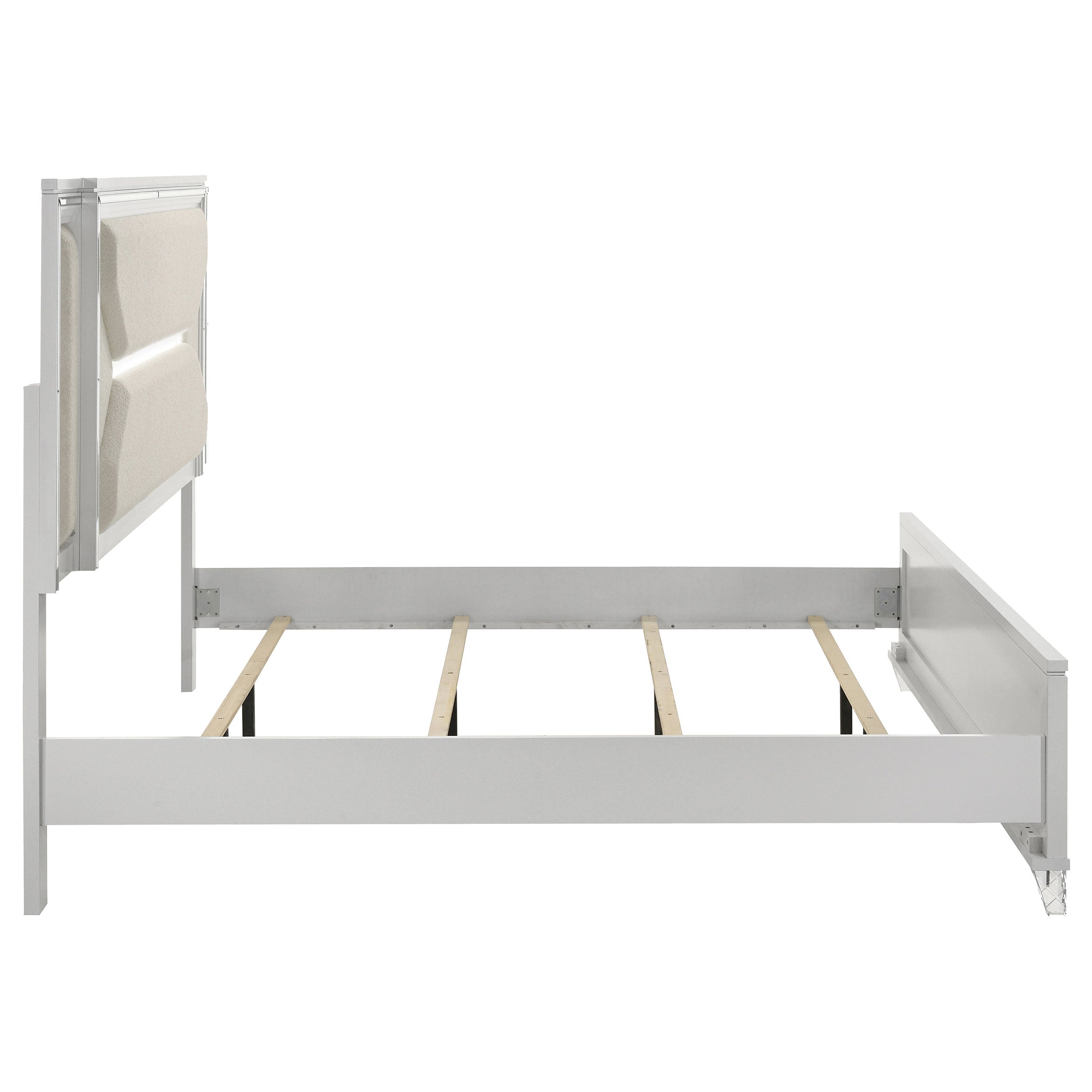 Marmore Wood LED Panel Bed