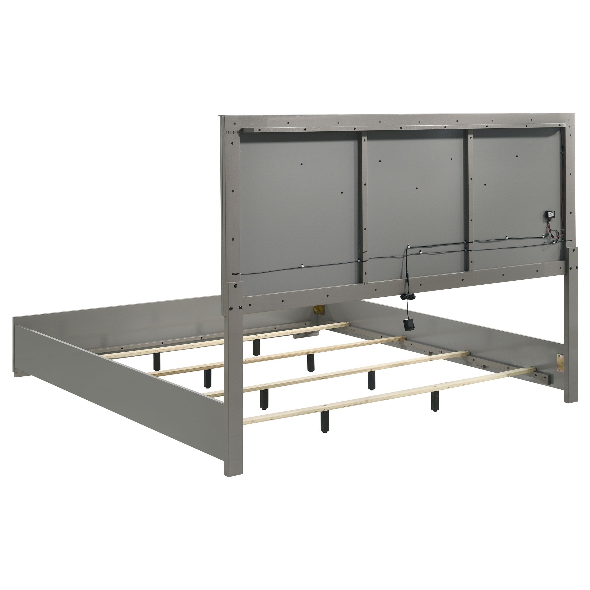 Ives Wood LED Panel Bed