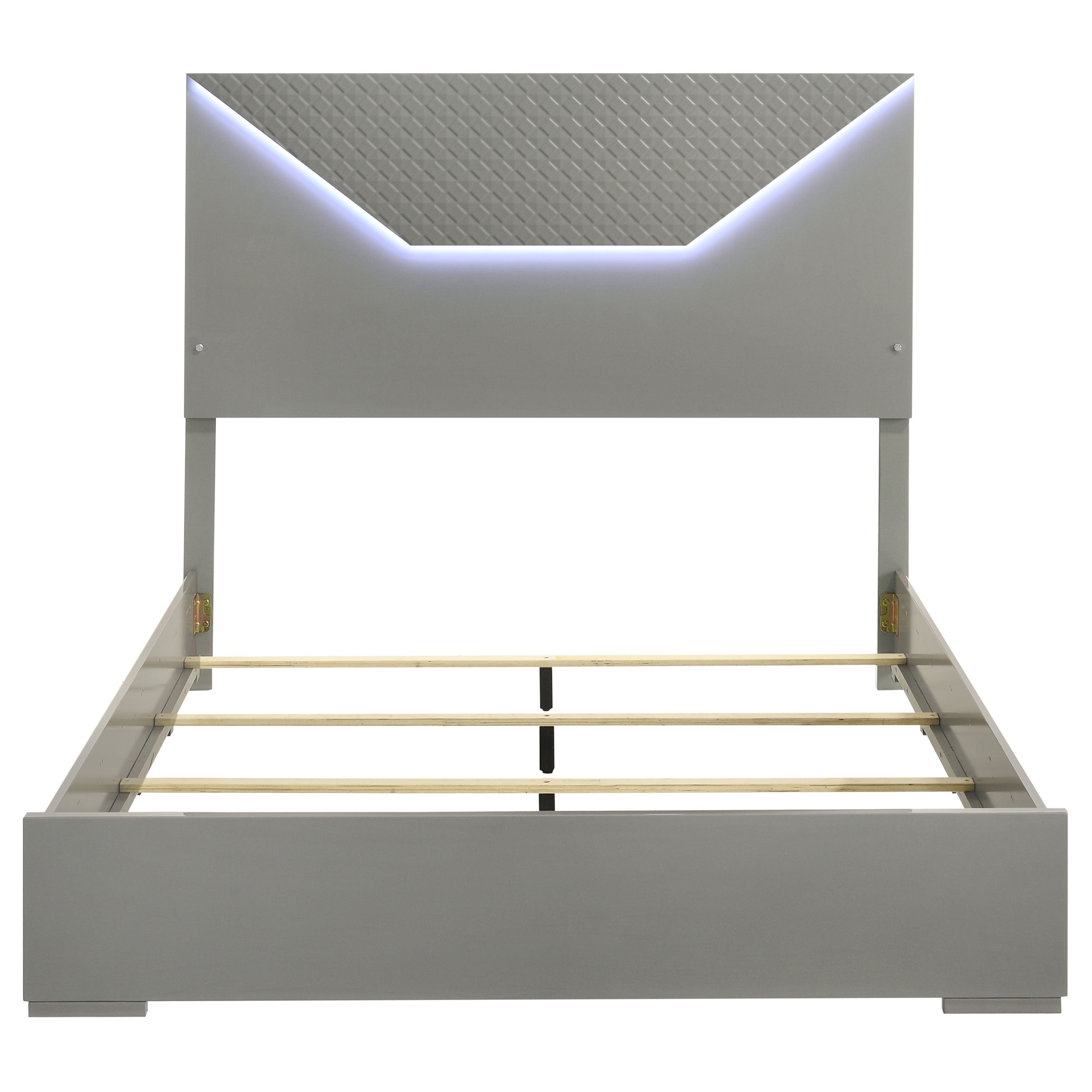 Ives Wood LED Panel Bed