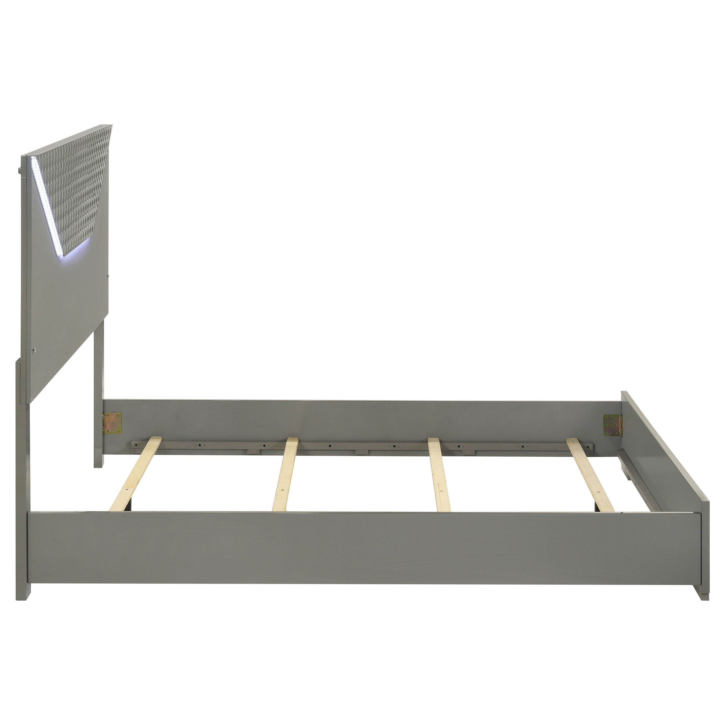 Ives Wood LED Panel Bed