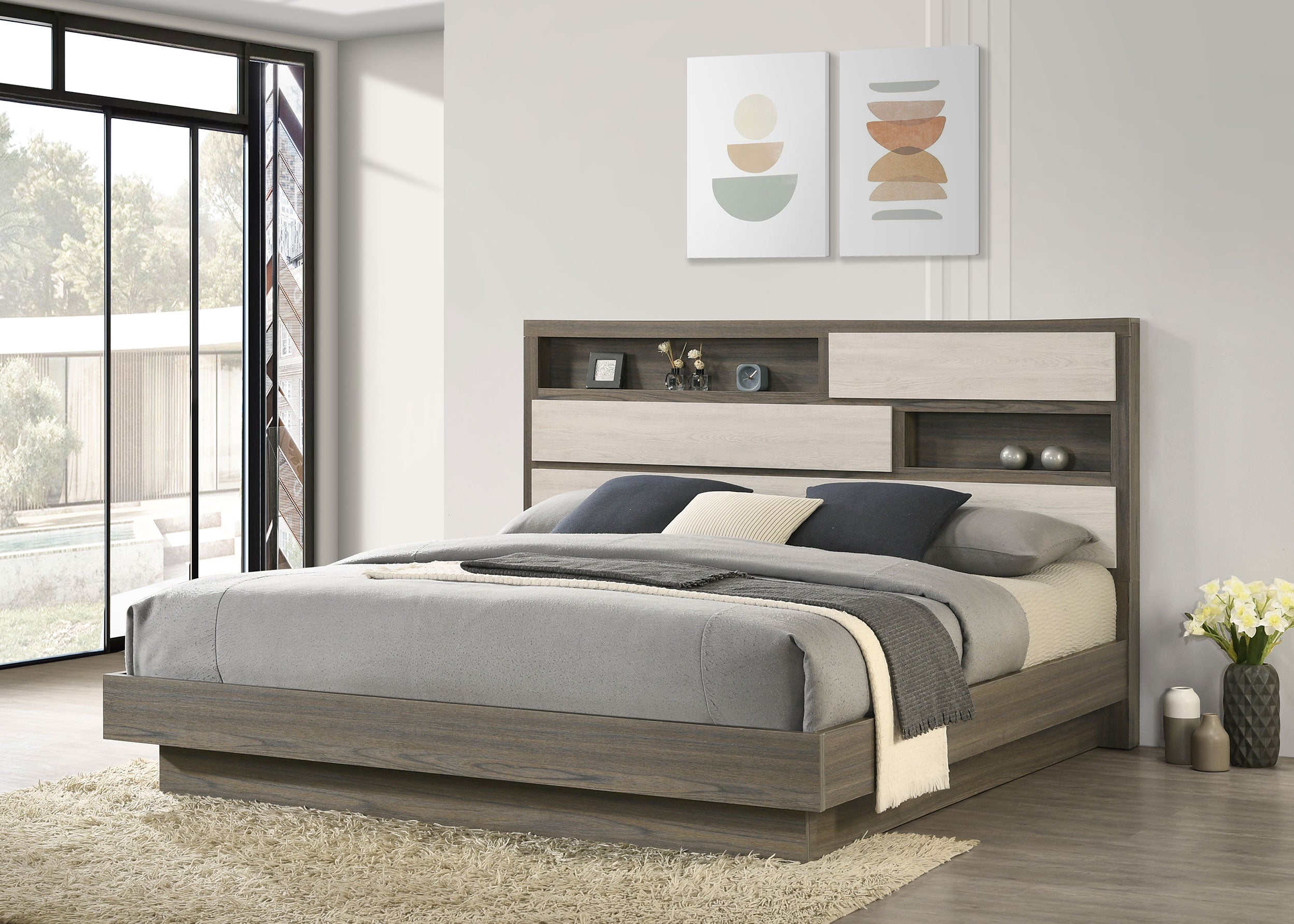 Fenwick Wood Bookcase Bed