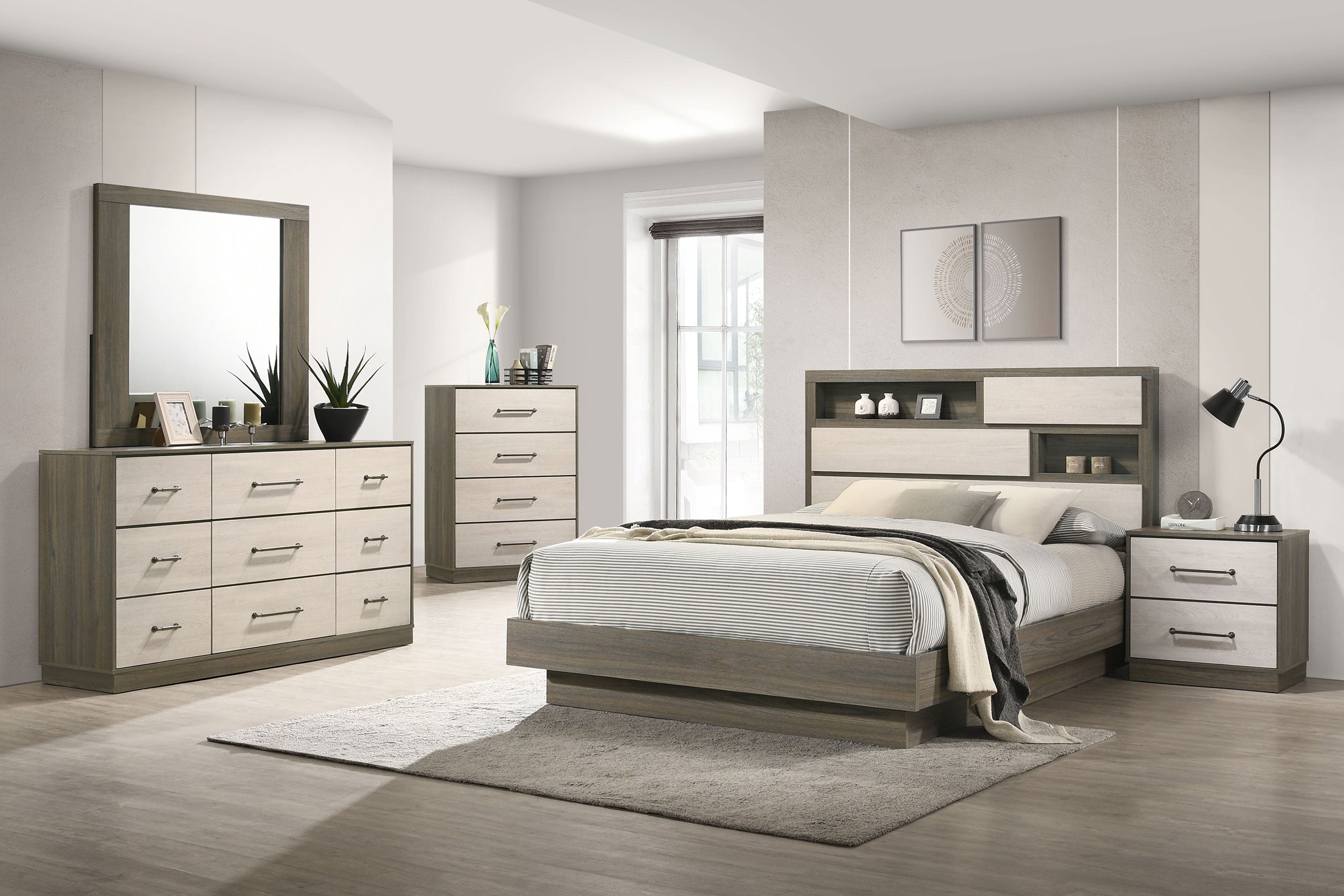Fenwick Wood Bookcase Bed