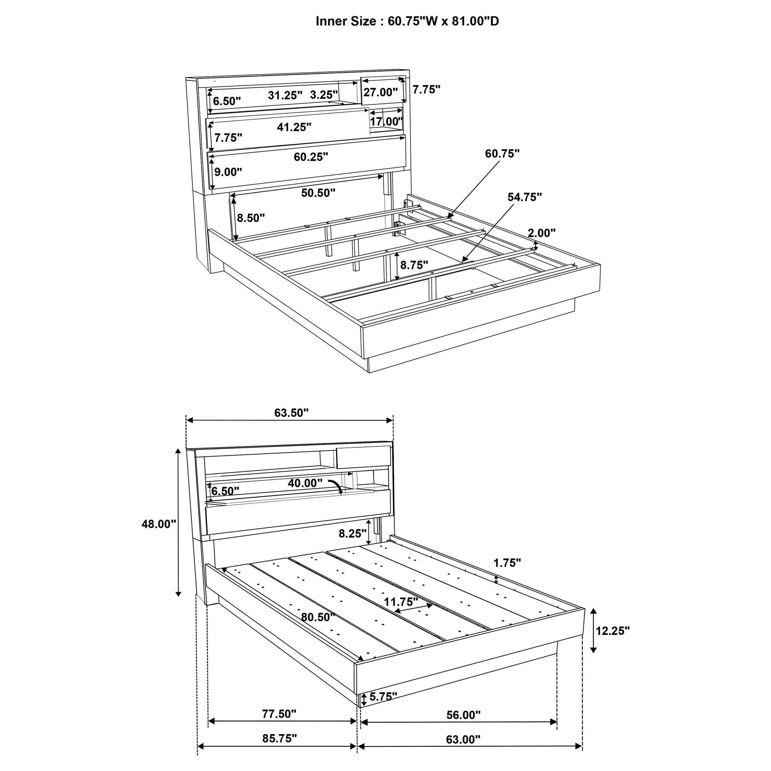 Fenwick Wood Bookcase Bed