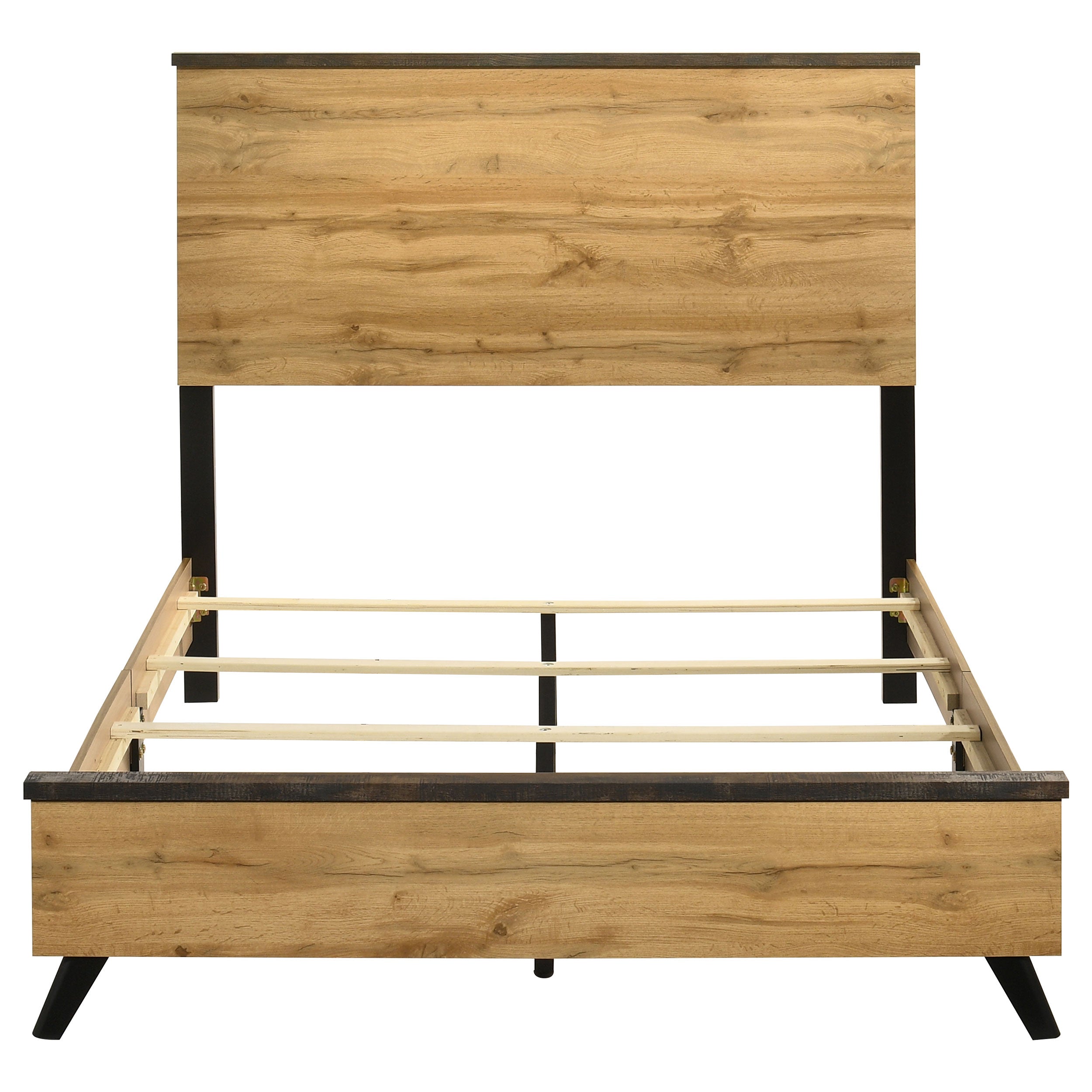 Kaywood Wood Panel Bed