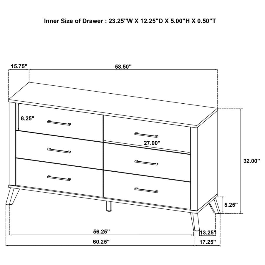 Kaywood 4-piece Full Bedroom Set In Natural Pine