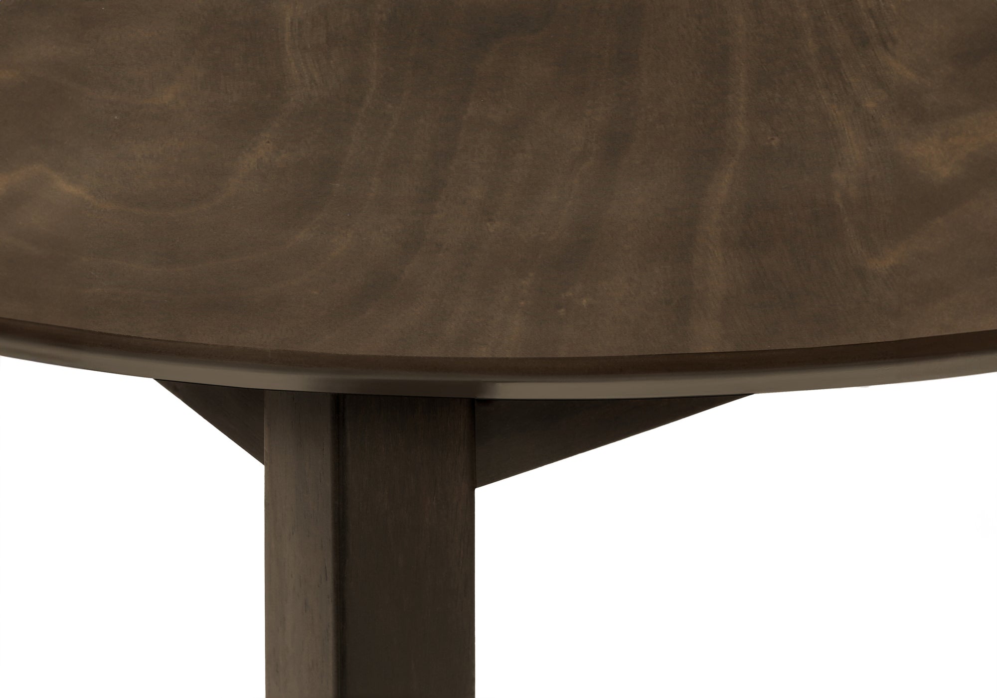 Transitional 36" Dia Round Kitchen Dining table In Espresso
