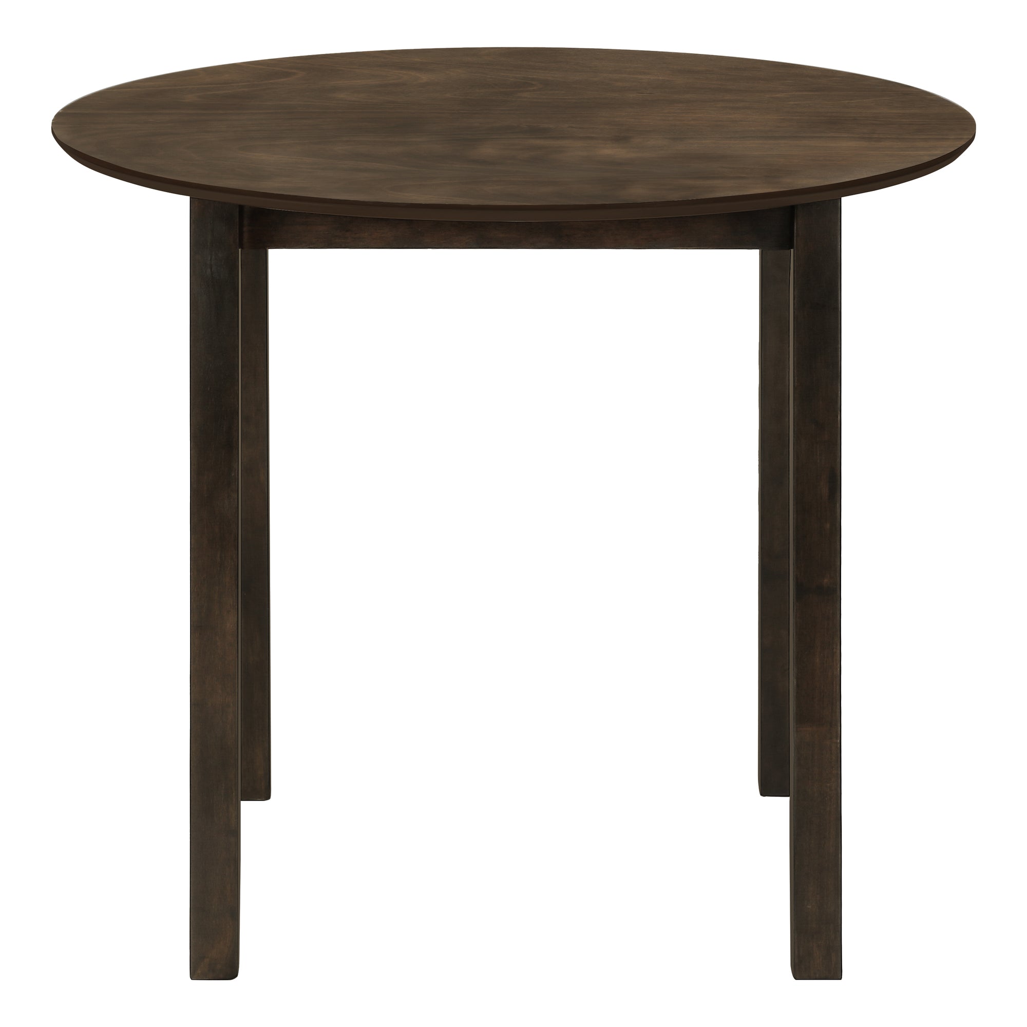 Transitional 36" Dia Round Kitchen Dining table In Espresso