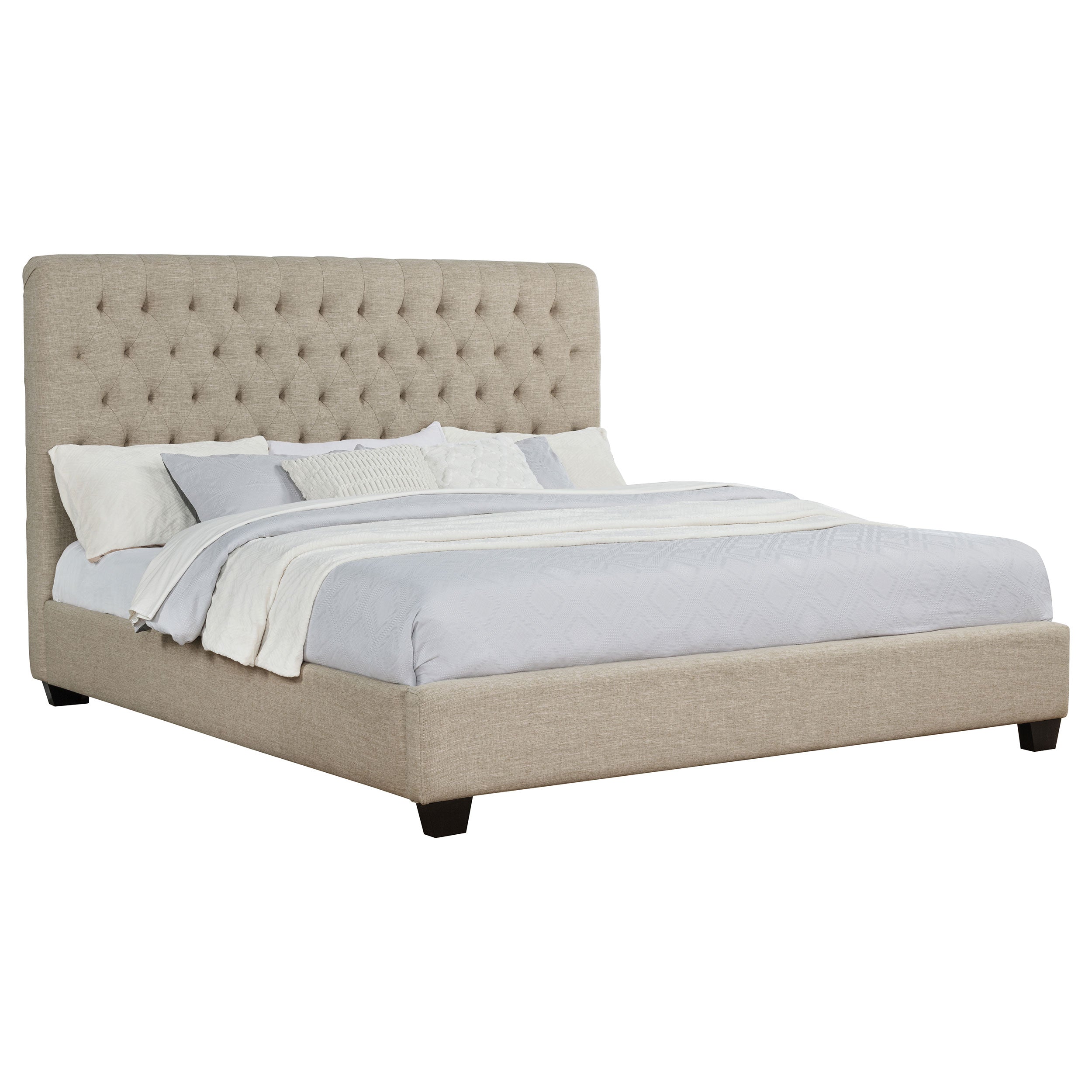 Chloe Upholstered Panel Bed