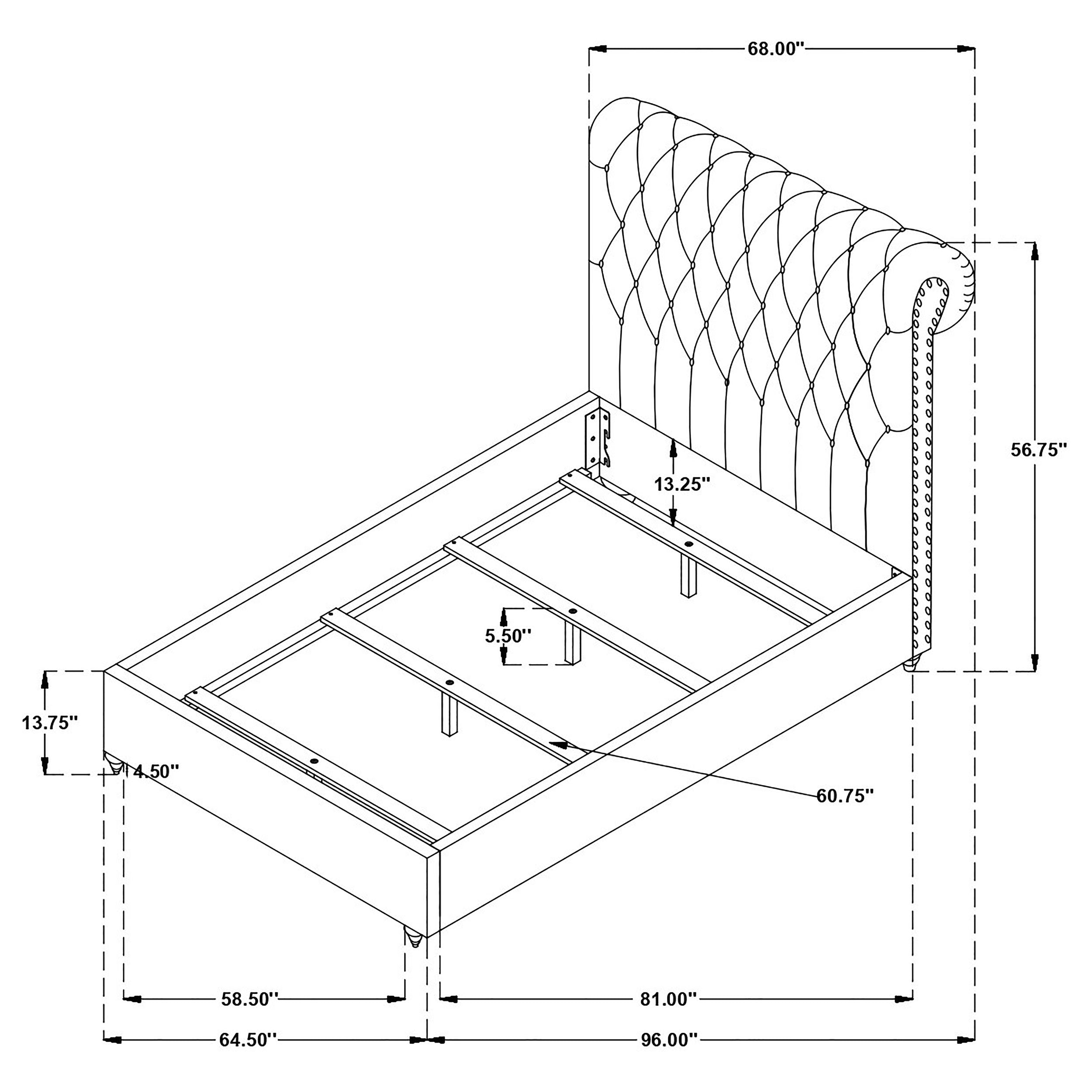 Devon Upholstered Panel Bed