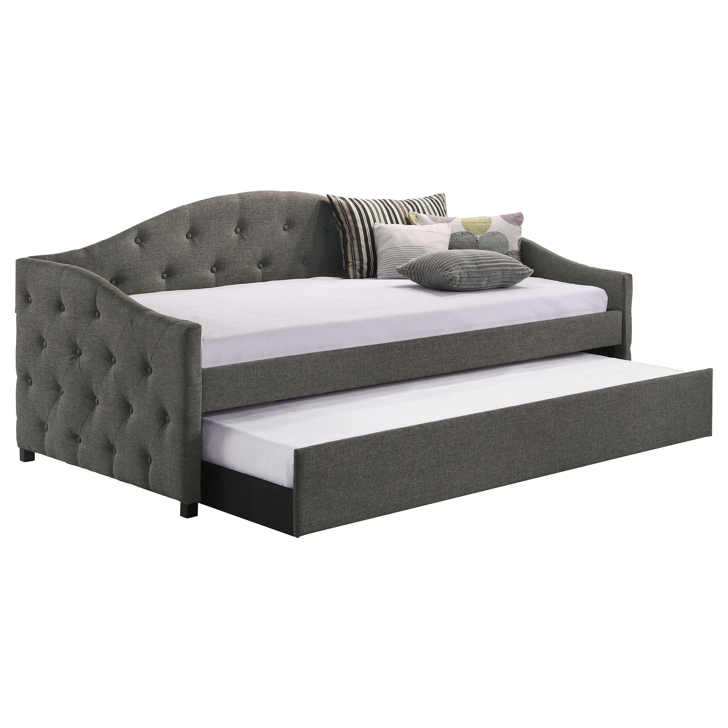Sadie Upholstered Daybed with Trundle