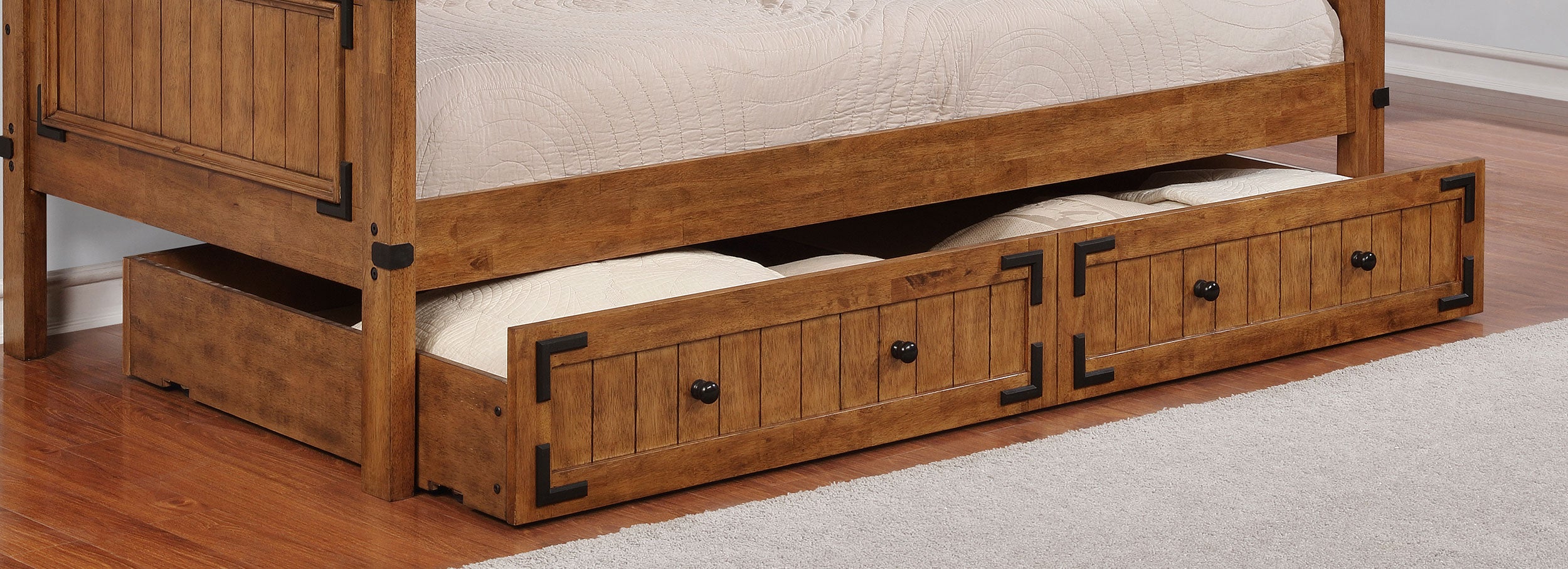 Oakdale Wood Daybed with Trundle