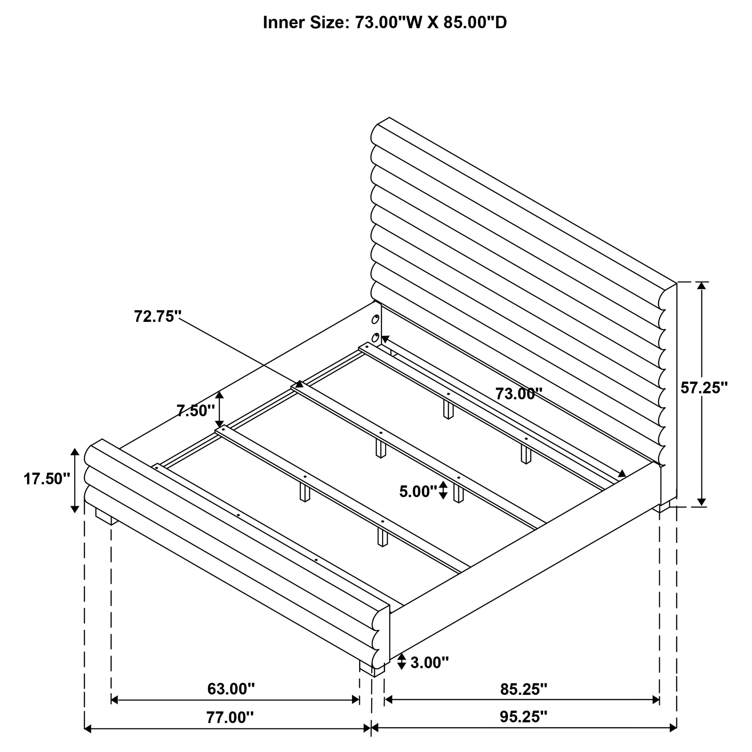 Patricia Upholstered Bed