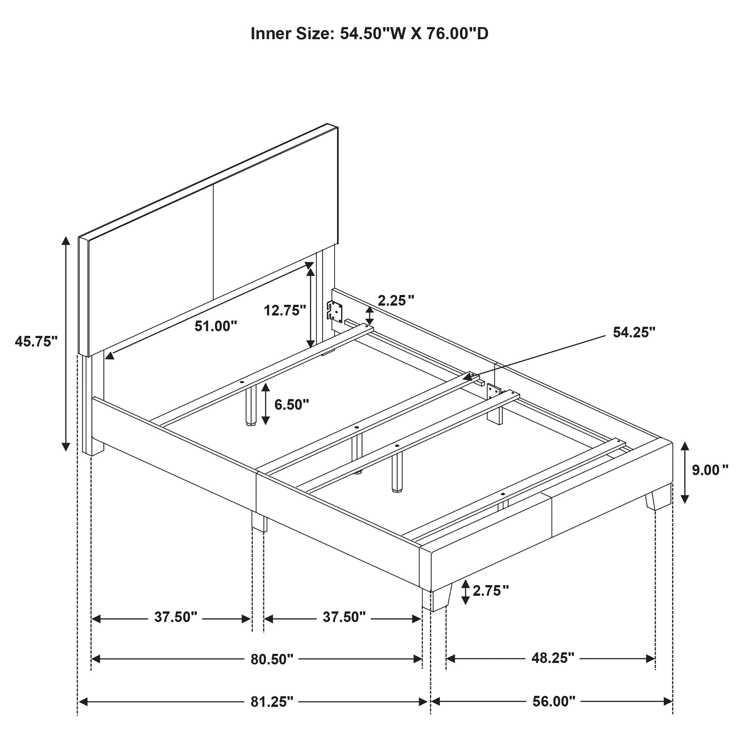 Dorian Upholstered Panel Bed