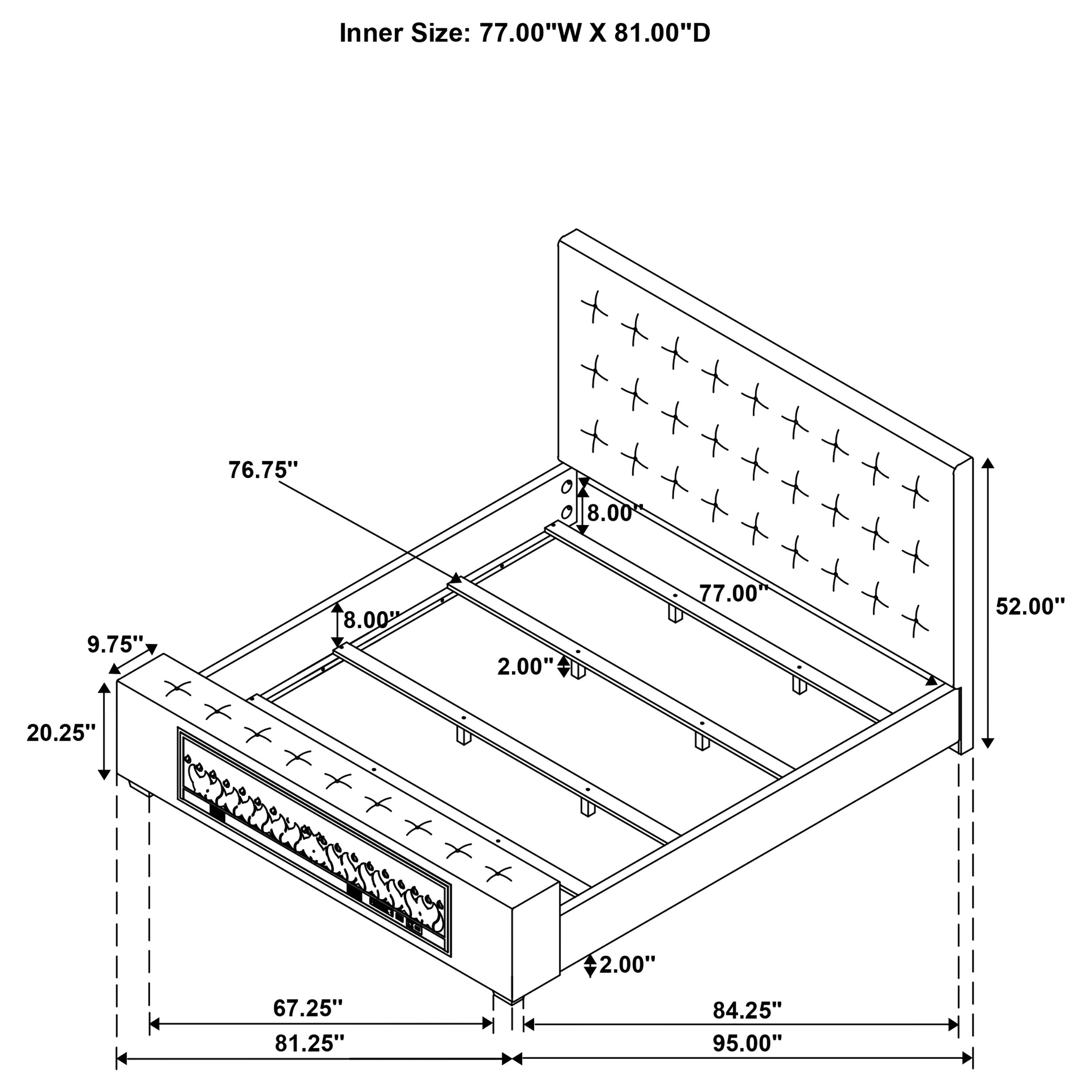 Senna Flame Visualizer Panel Bed