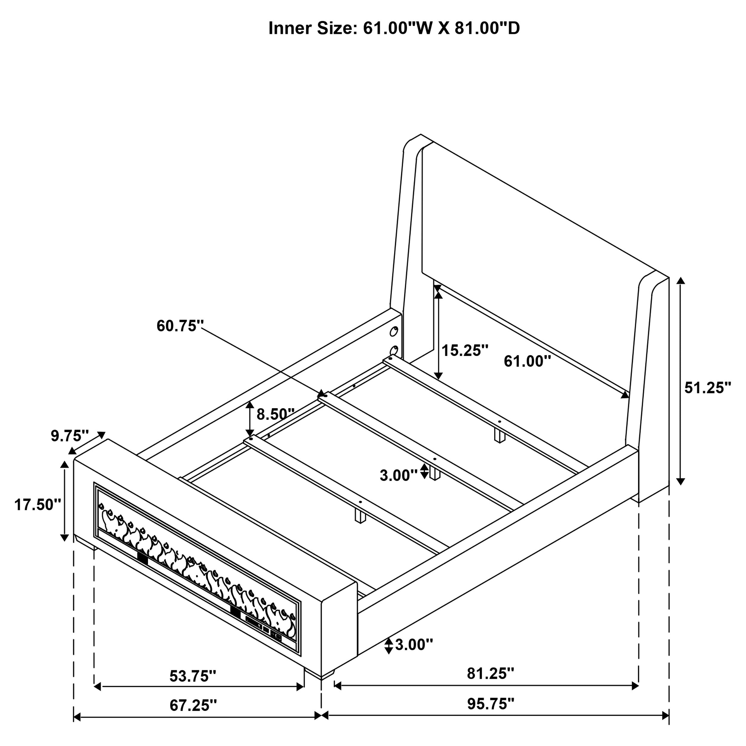 Preston Flame Visualizer Panel Bed