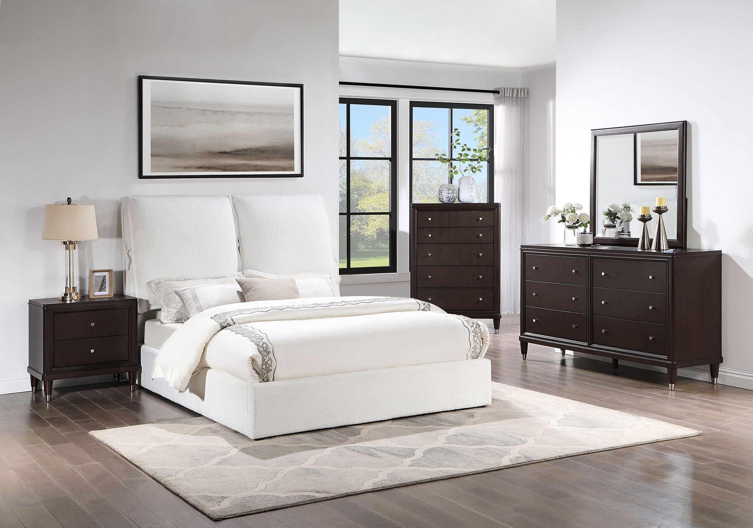 Gwendoline Upholstered Panel Bed
