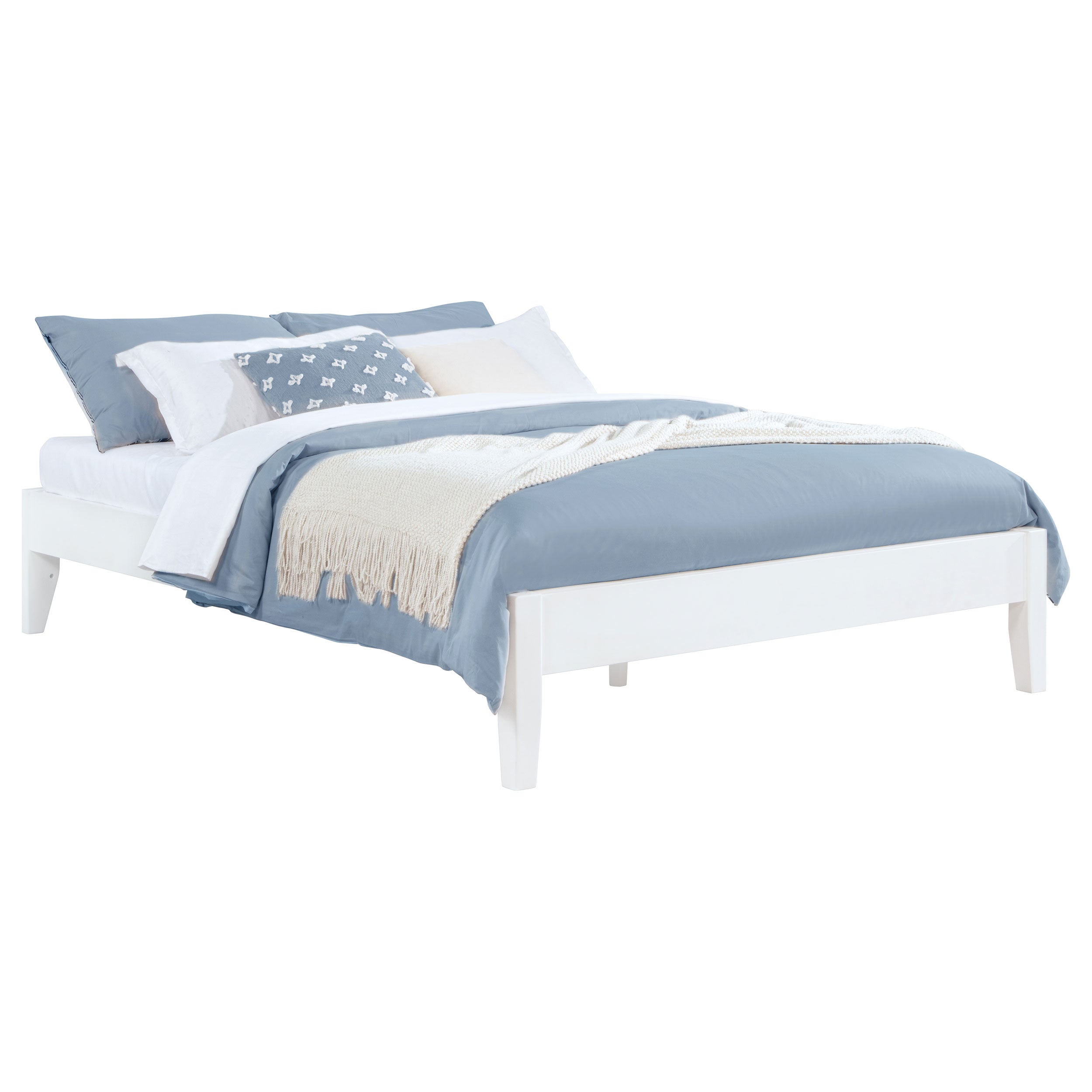 Hounslow Queen Universal Platform Bed - White