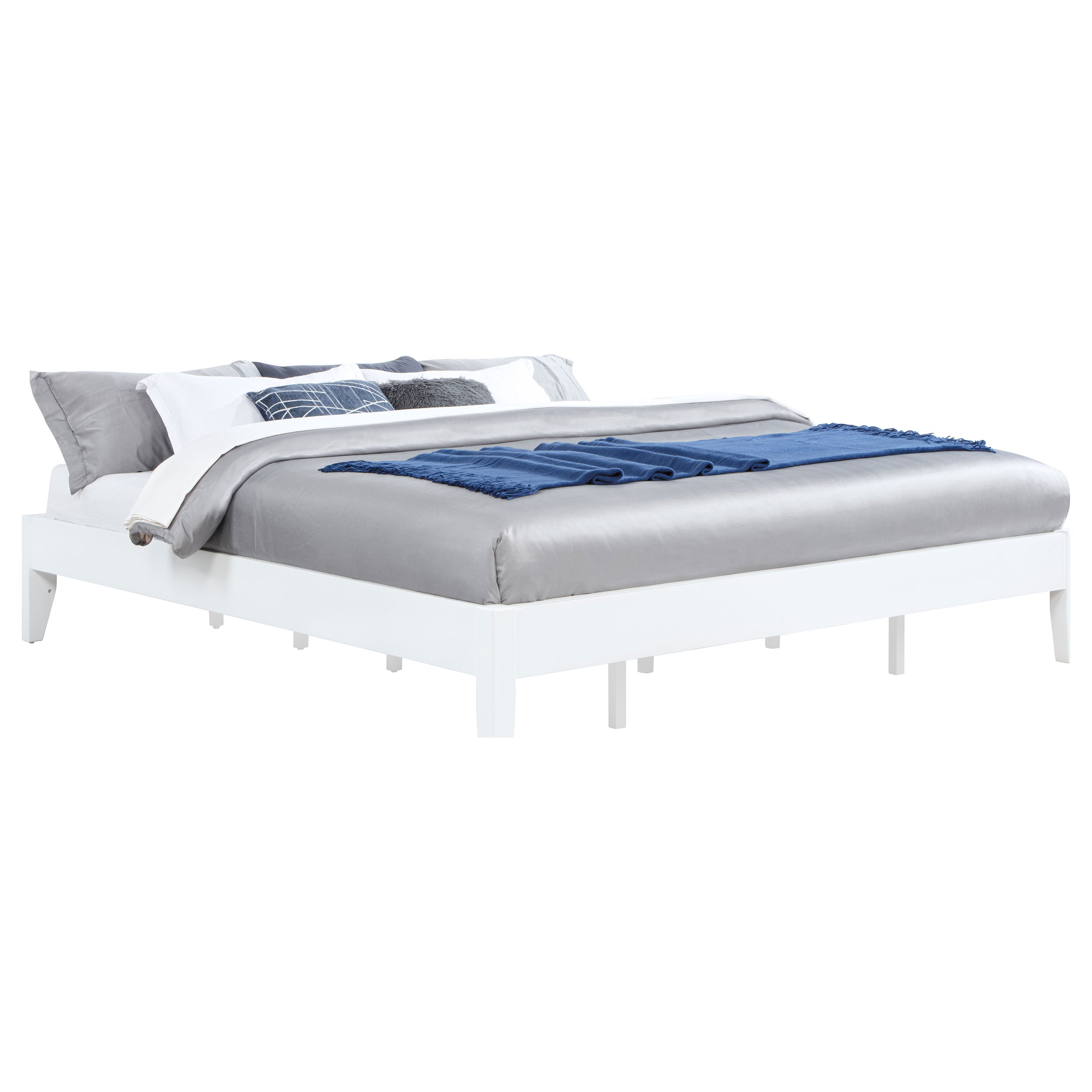 Hounslow Queen Universal Platform Bed - White