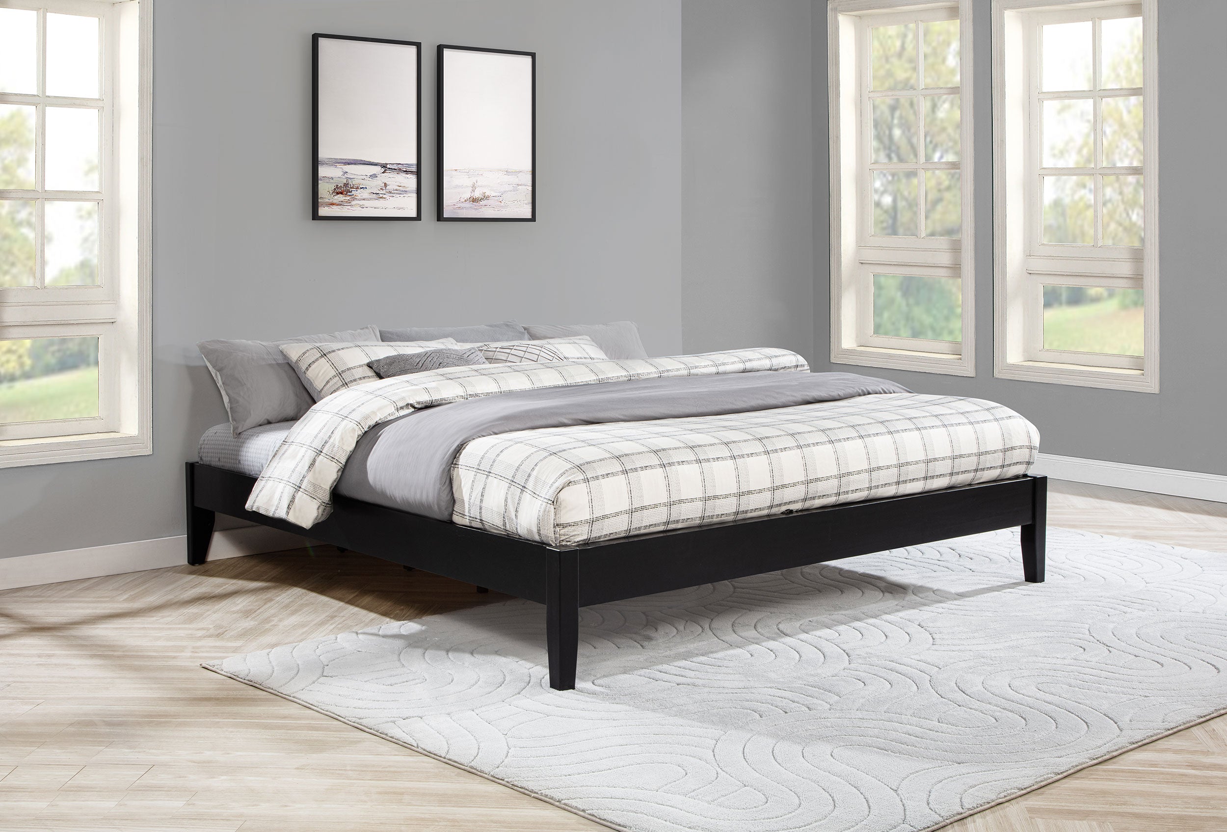 Hounslow Queen Universal Platform Bed - Black