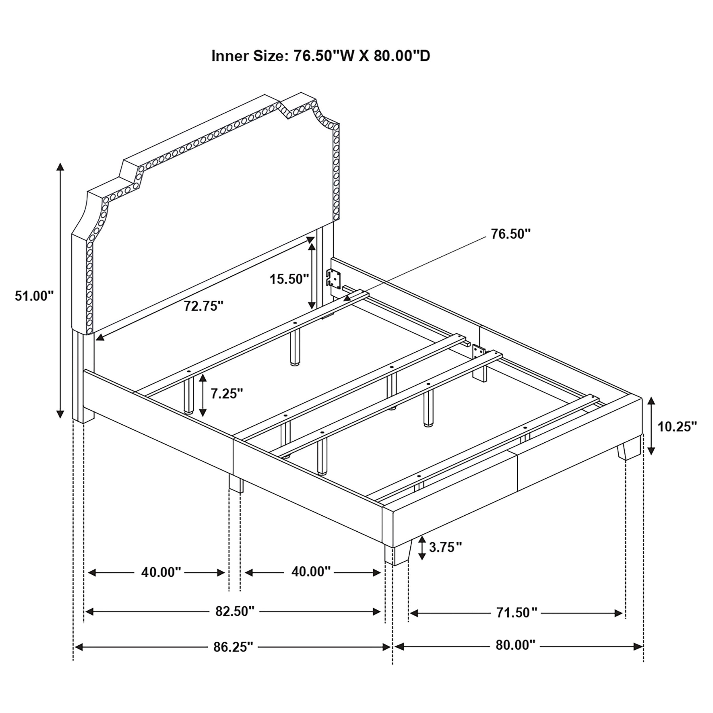 Tamarac Upholstered Panel Bed