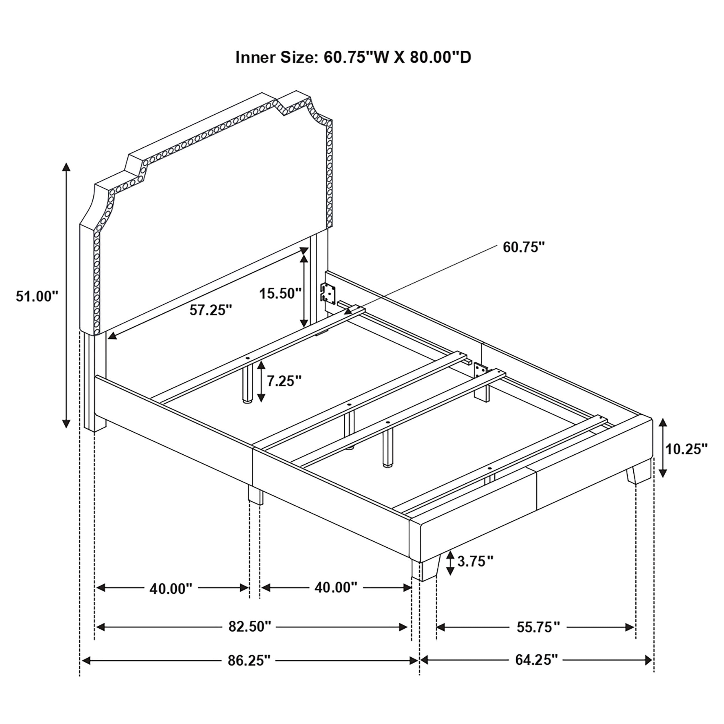 Tamarac Upholstered Panel Bed