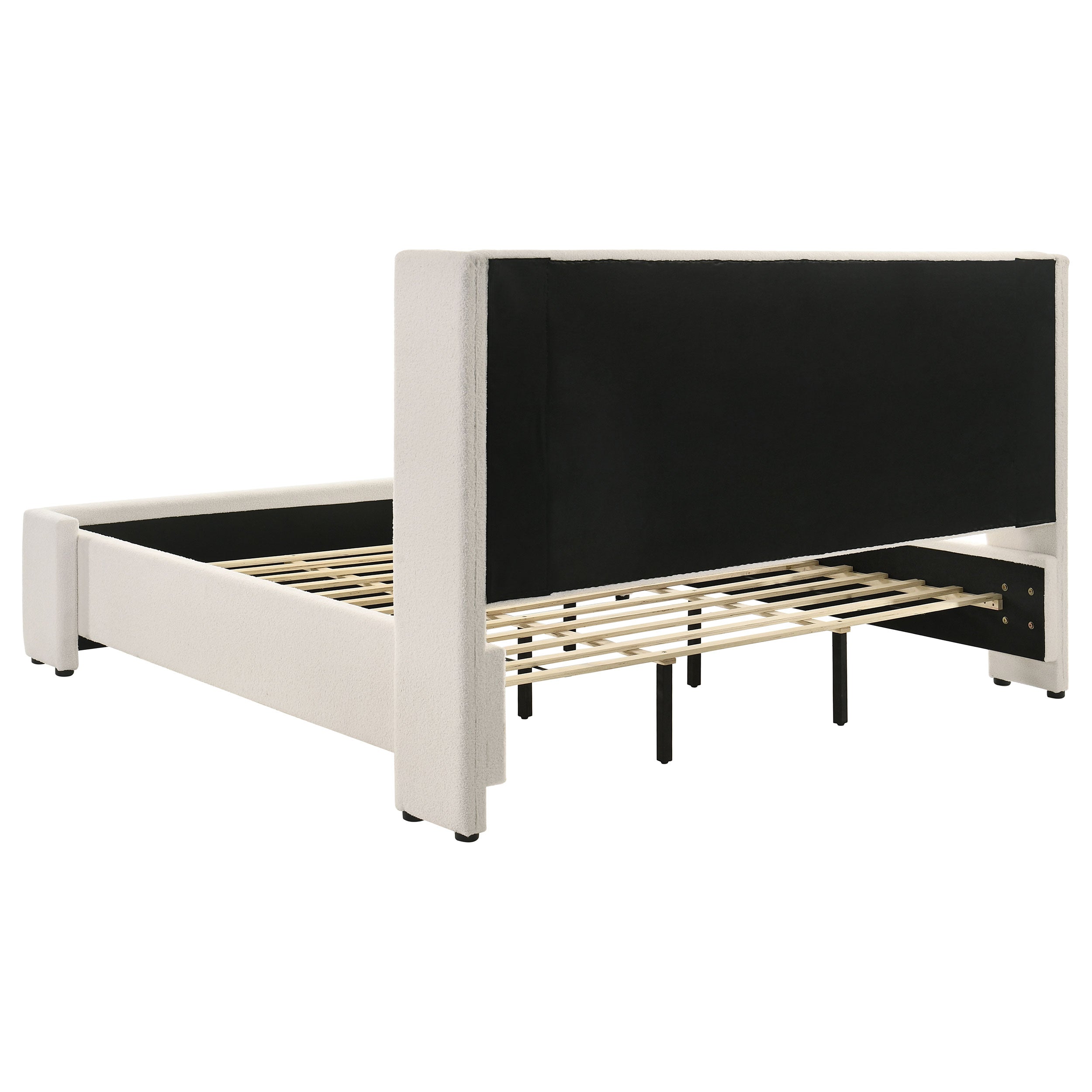 Alamosa Upholstered Wingback Bed