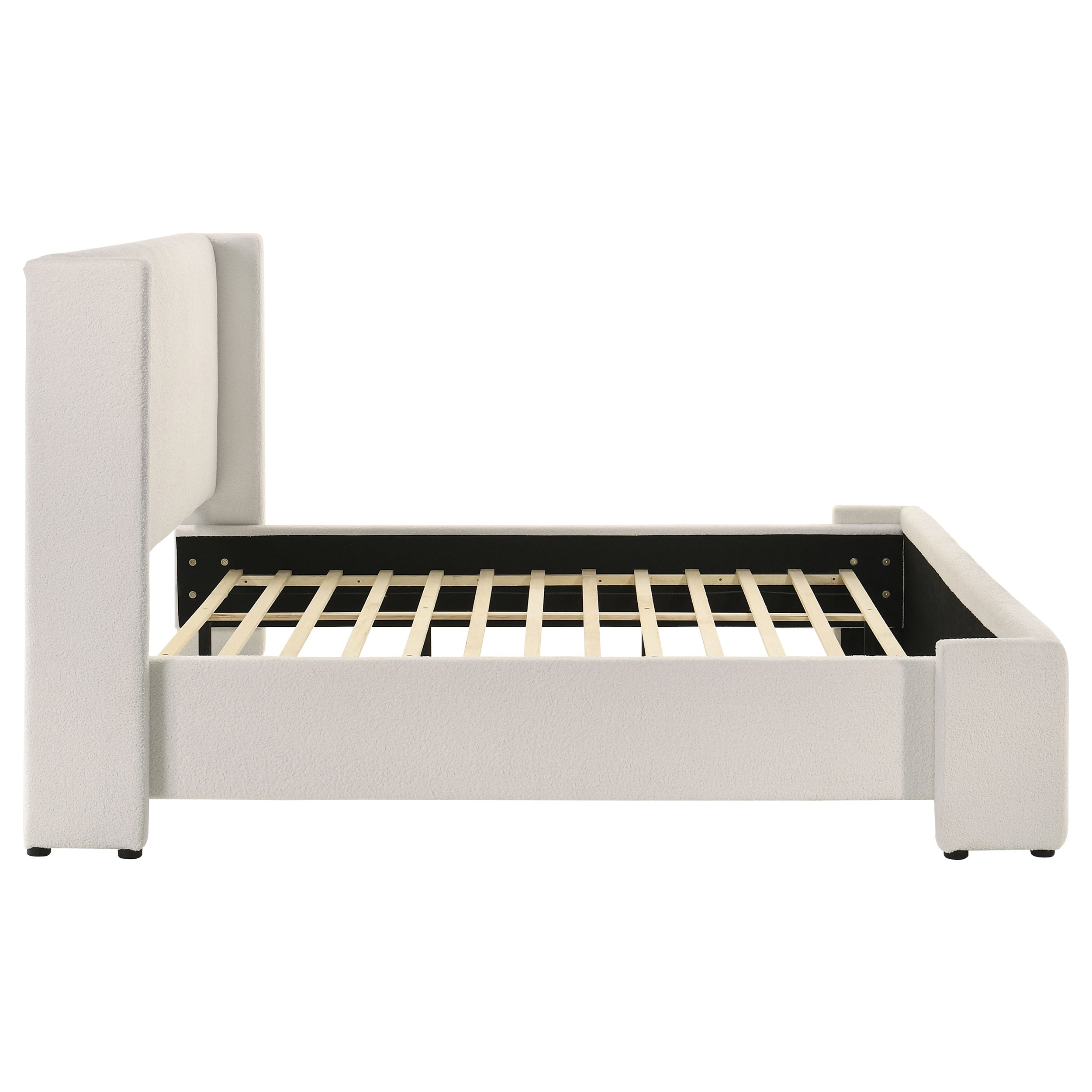 Alamosa Upholstered Wingback Bed